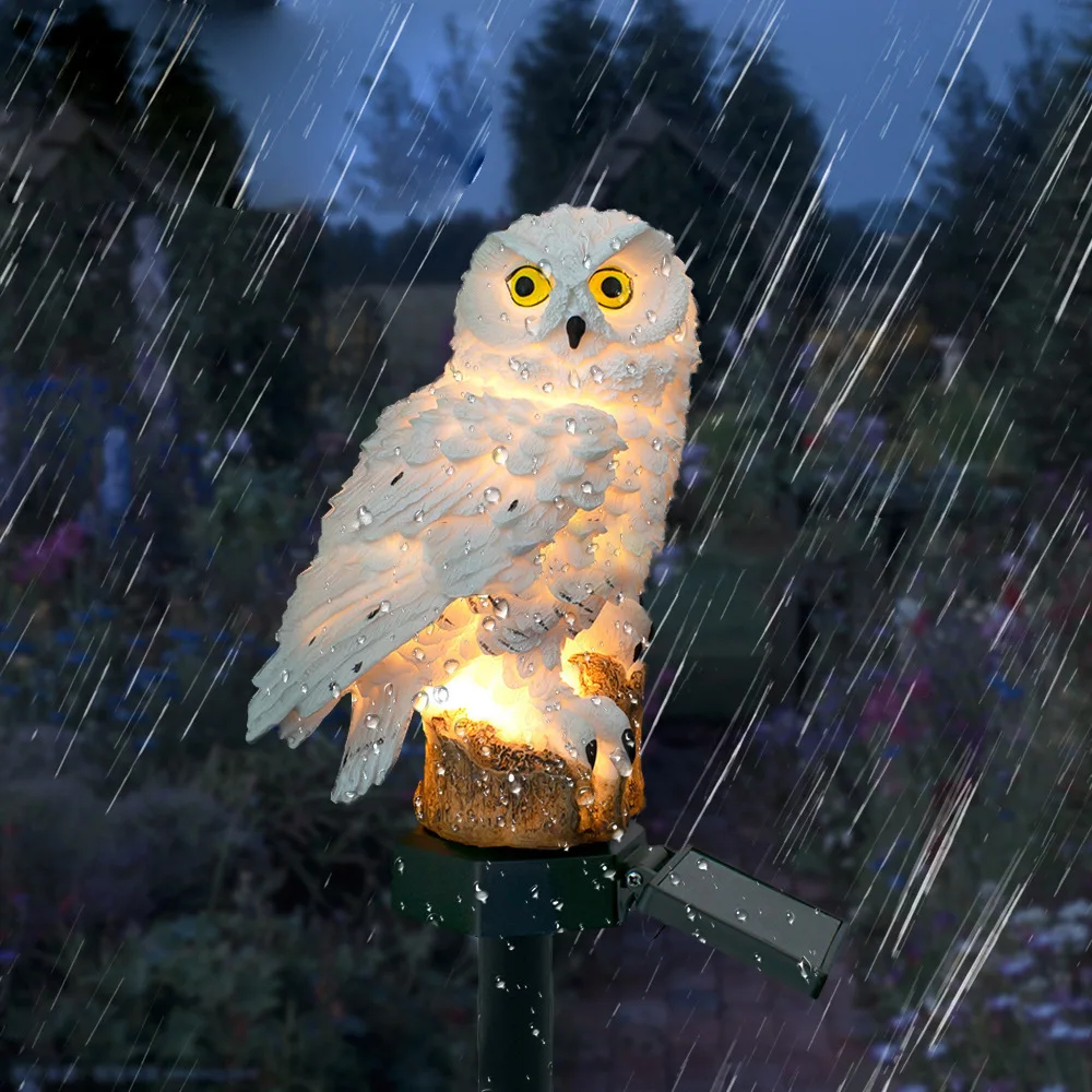 Owl Animal Solar Garden Lights, Solar Powered LED Lamp, Waterproof Solar Lights for Outdoor Garden Decoration – view 1