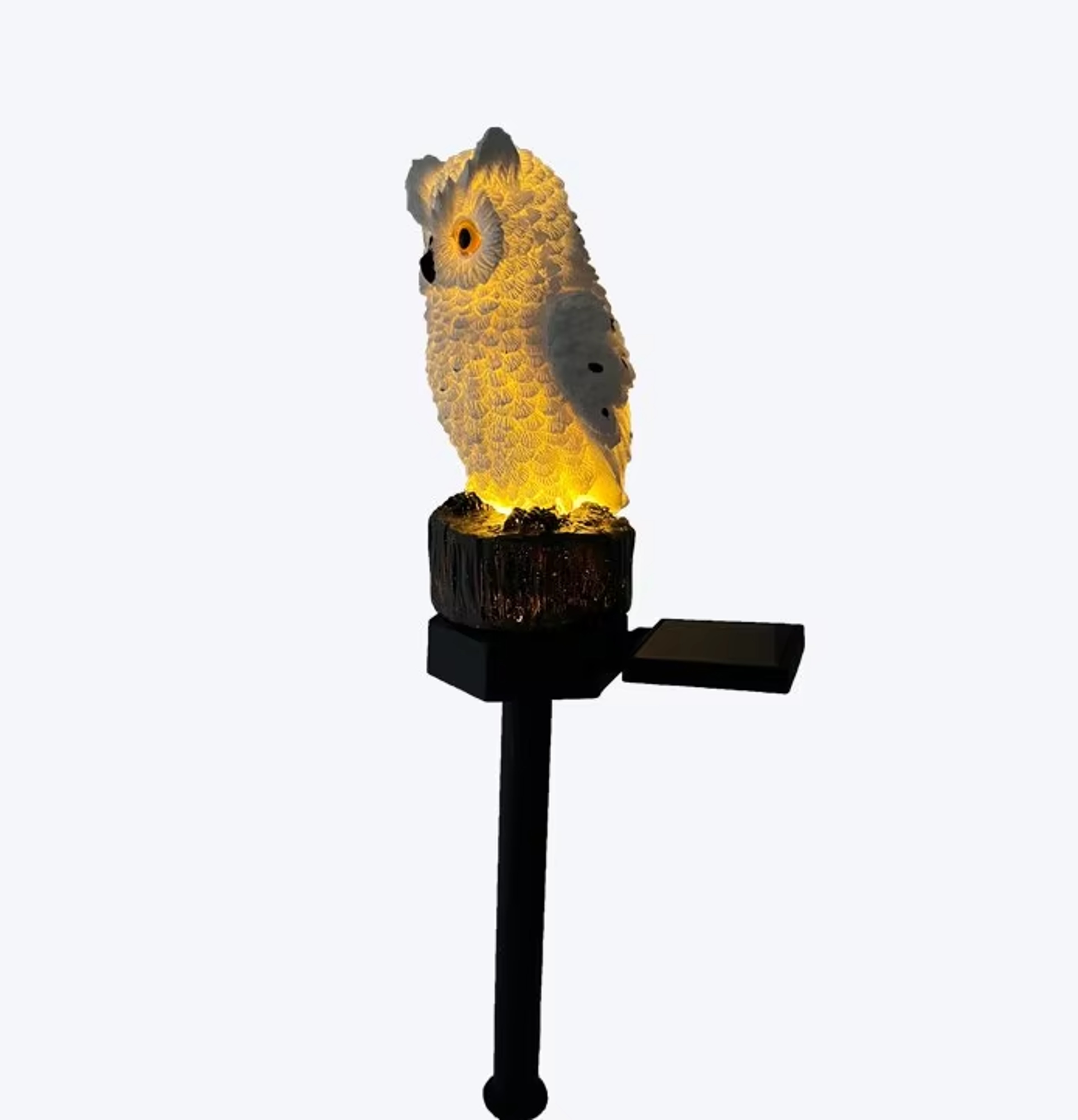 Garden Solar Light Outdoor Decor Resin Owl Solar LED Light With Stake Waterproof Animal Light For F 7