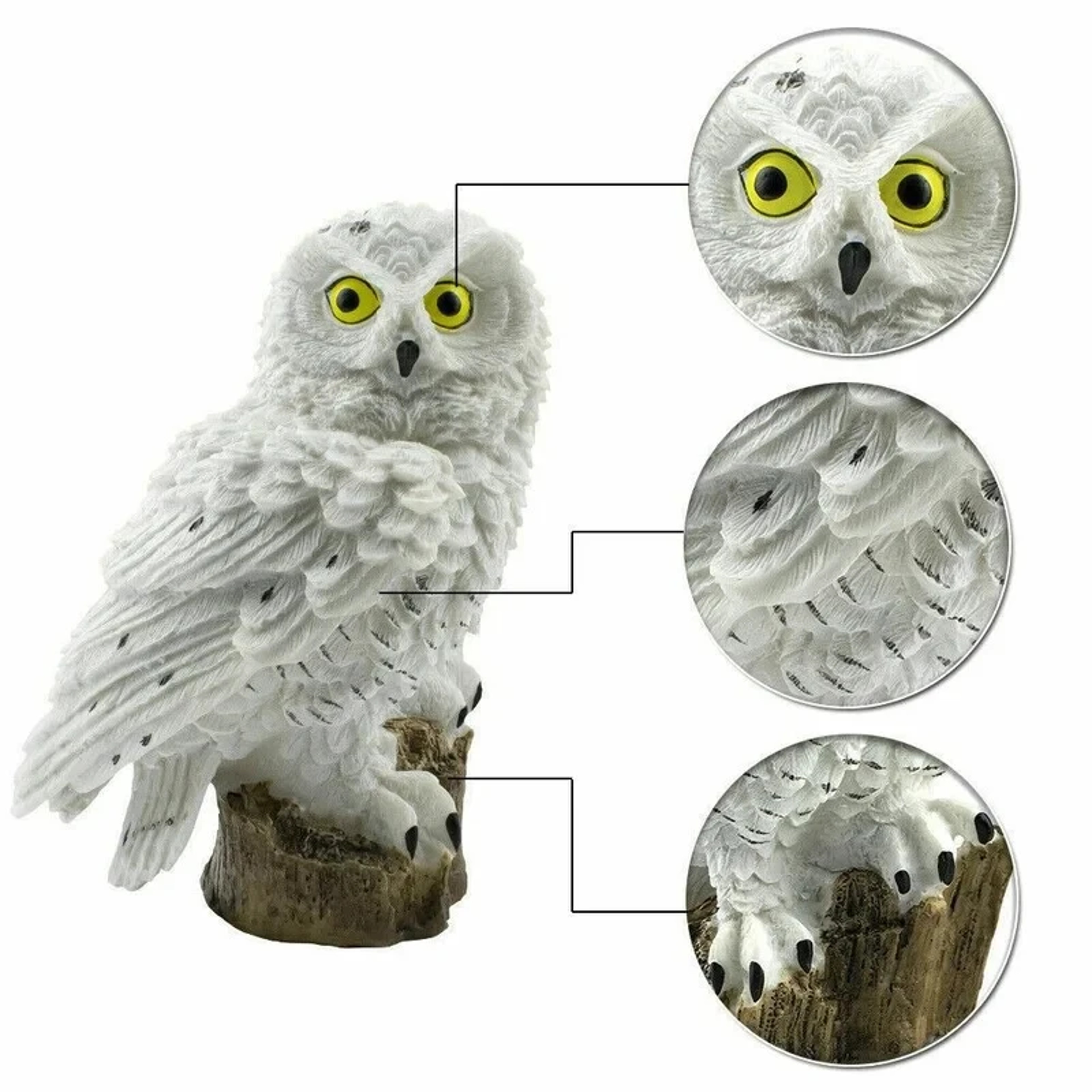 Garden Solar Light Outdoor Decor Resin Owl Solar LED Light With Stake Waterproof Animal Light For F 4