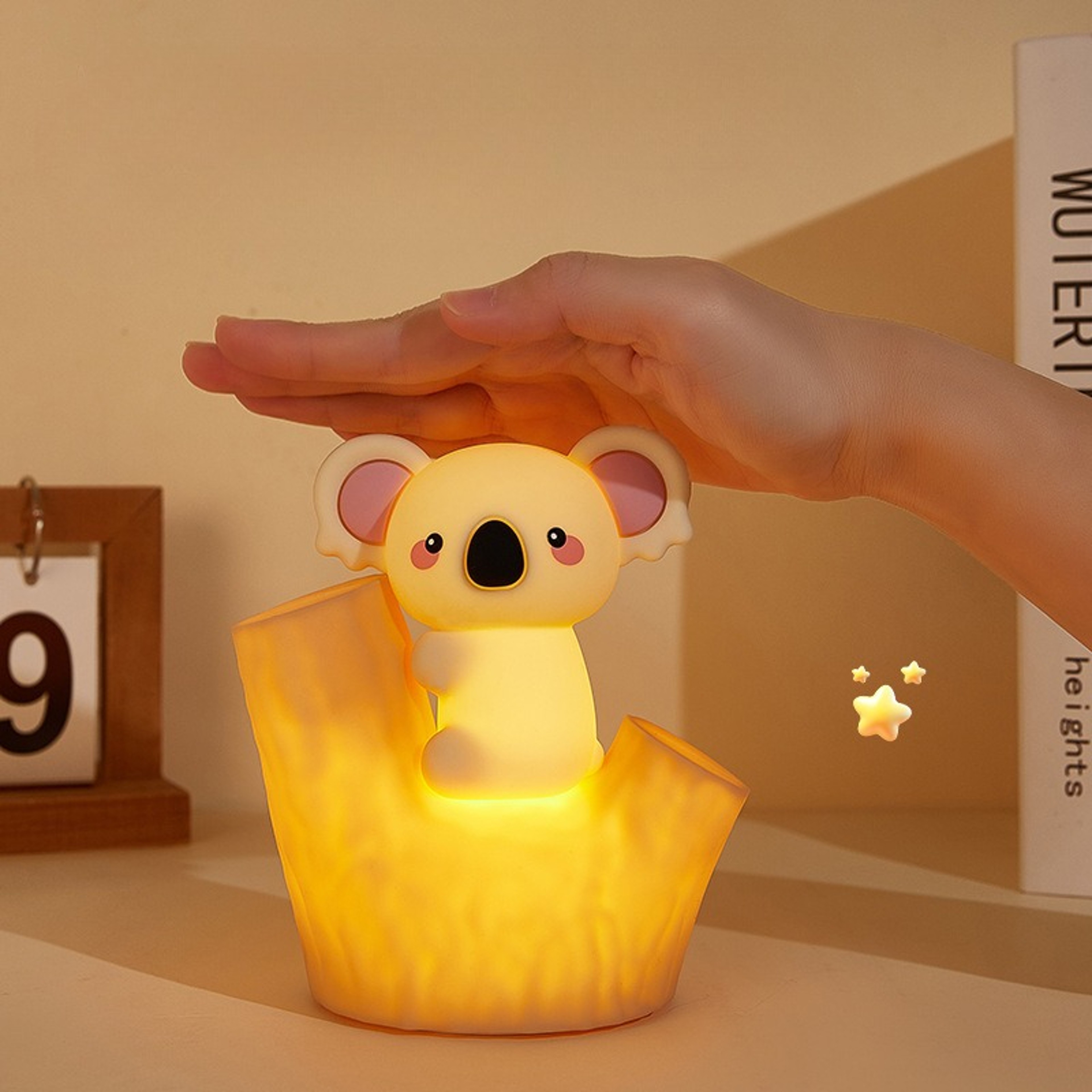 Recharging Powered Koala Silicone Night Light Mood Lighting Eye Protection For Bedroom Living Room 5