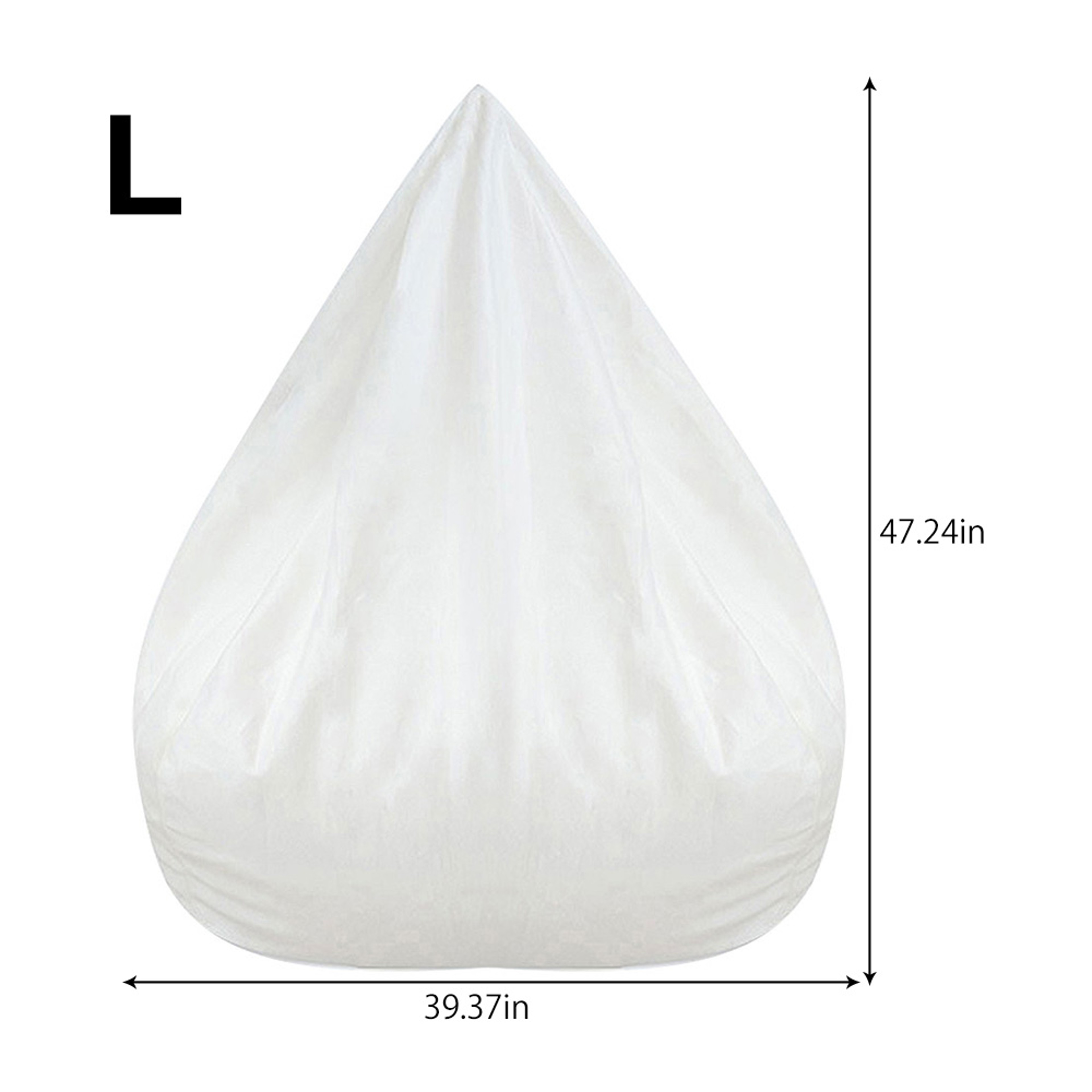 Sofas Cover Removable Lazy Sofa Inner Liner Antifouling Replacement Bean Bag Inner Liner Bean Chair 8