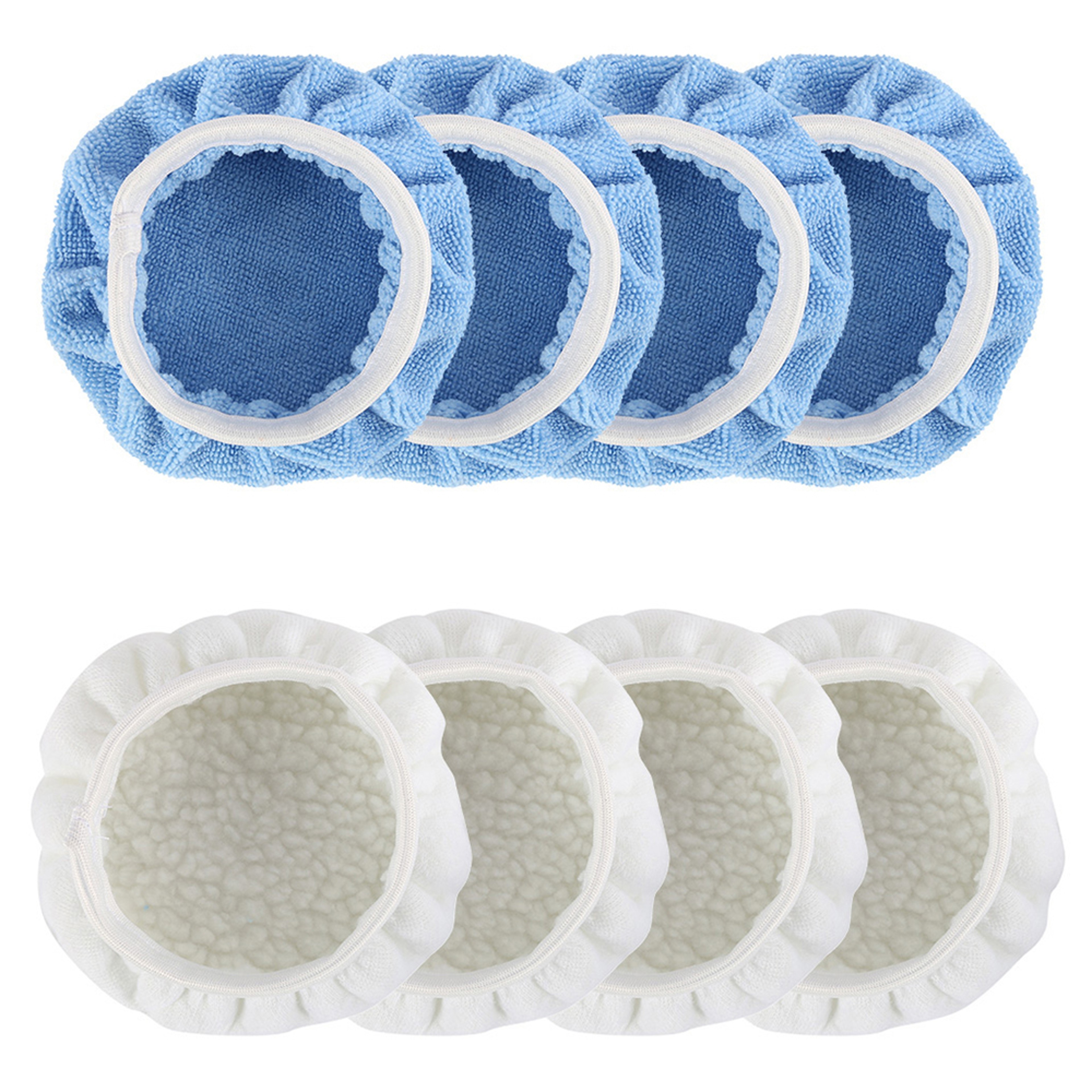 Buffer Pads Cover Car Polisher 6 Inch Bonnets Wheel Polishing Microfiber Pads Waxing Bonnet Set Too 0