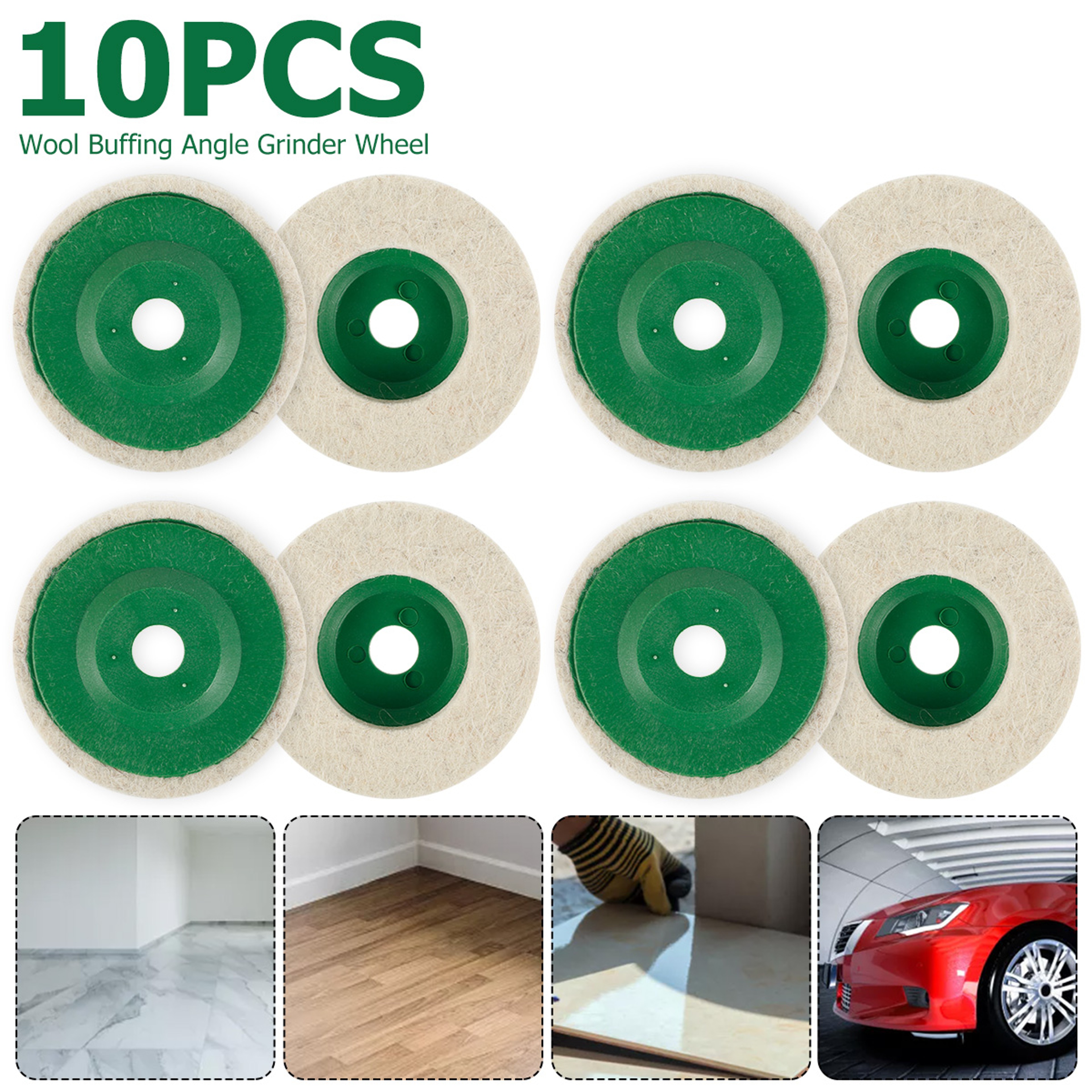 Wool Polishing Wheel Buffing Pad Angle Grinder Accessories Felt Polishing Disc For Car Maintenance  3