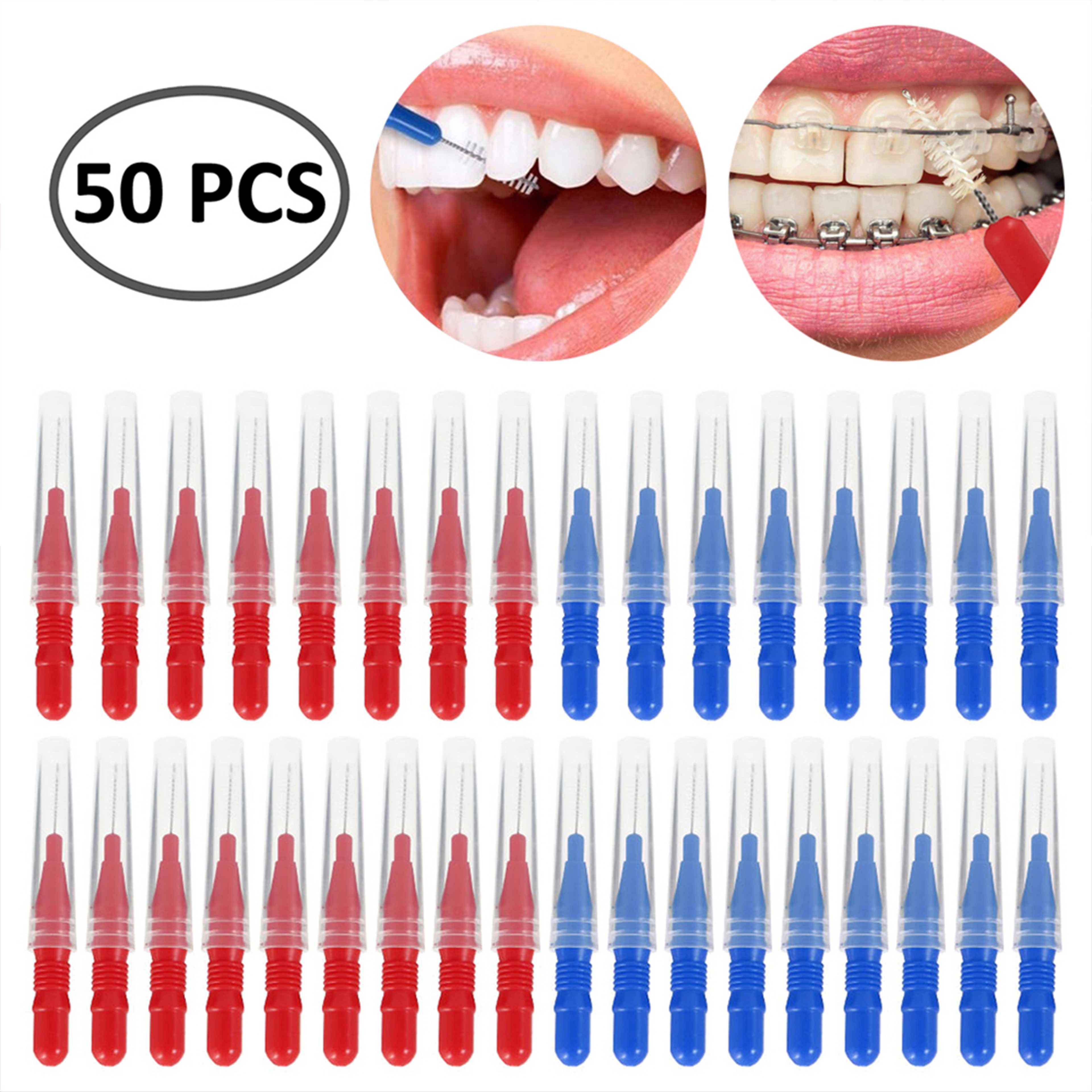 Soft Dental Oral Brushes Clean Brushes Between Teeth Inter Dental Care Tool Floss For Oral Hygiene 3