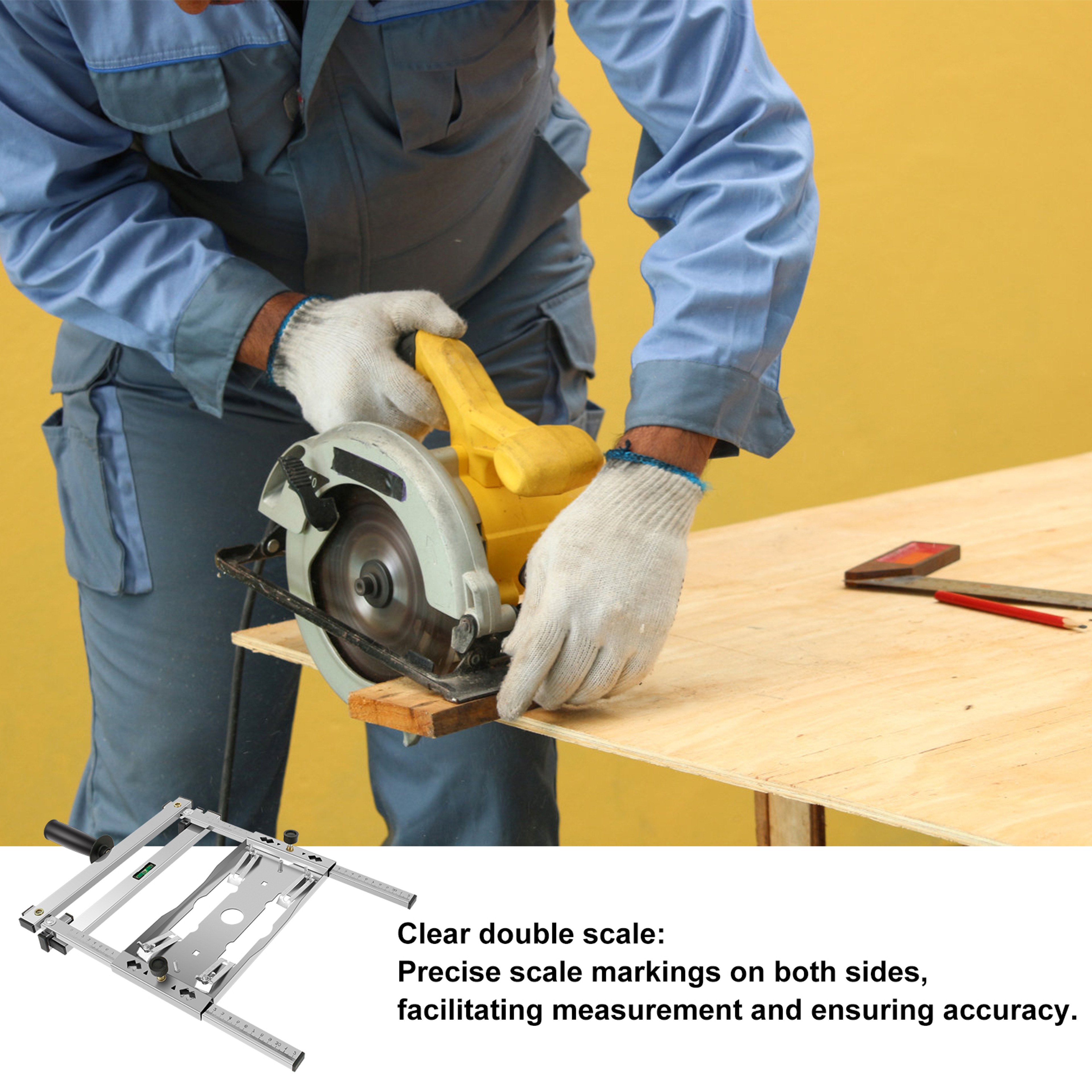 Cutting Machine Edge Guide Positioned Stainless Steel Safety For Woodworking Multi Functional Table 2