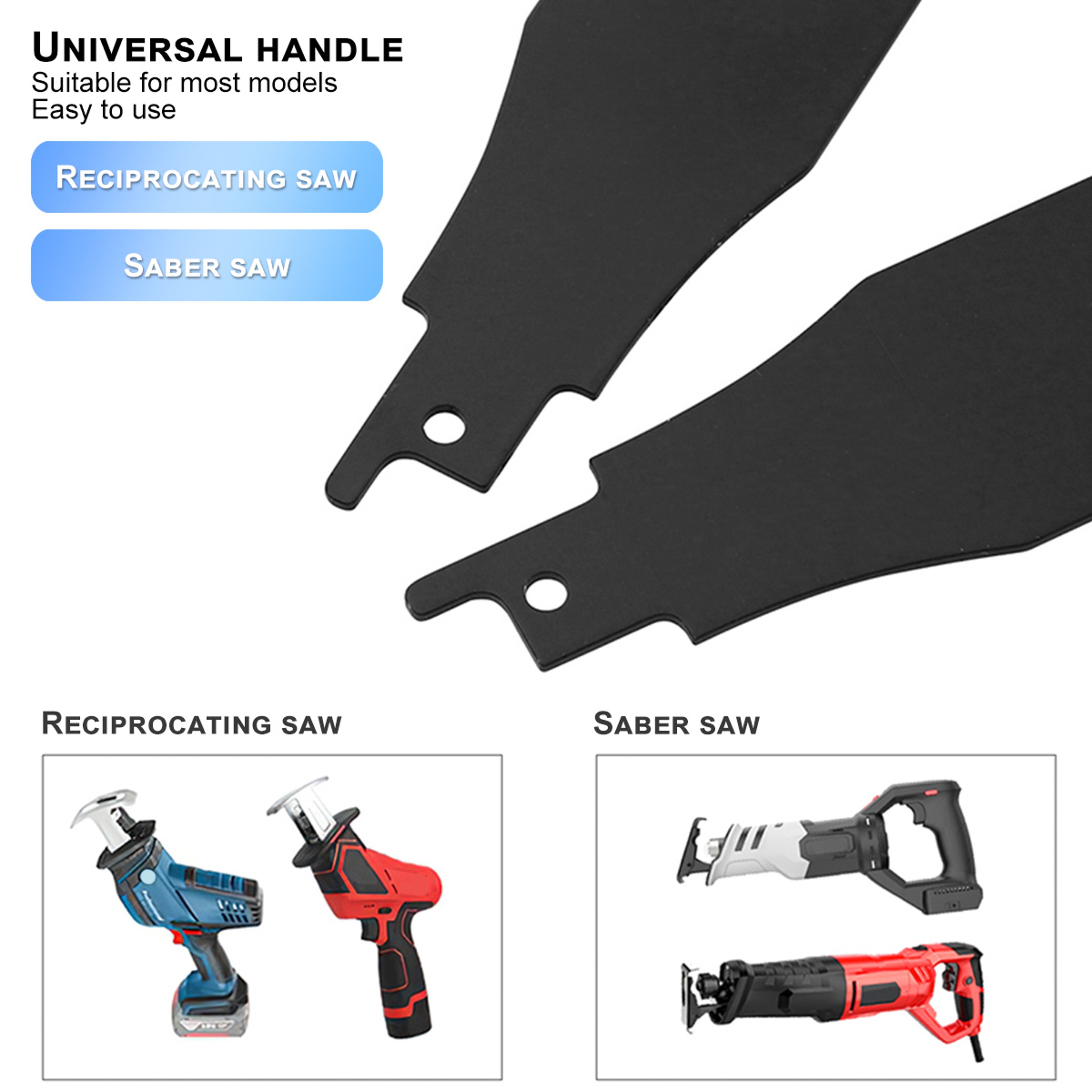 Reciprocating Saw Scraper Set Sturdy Blade Shovel Tool For Cleaning  Electric Wall Putty Removal Hi 3
