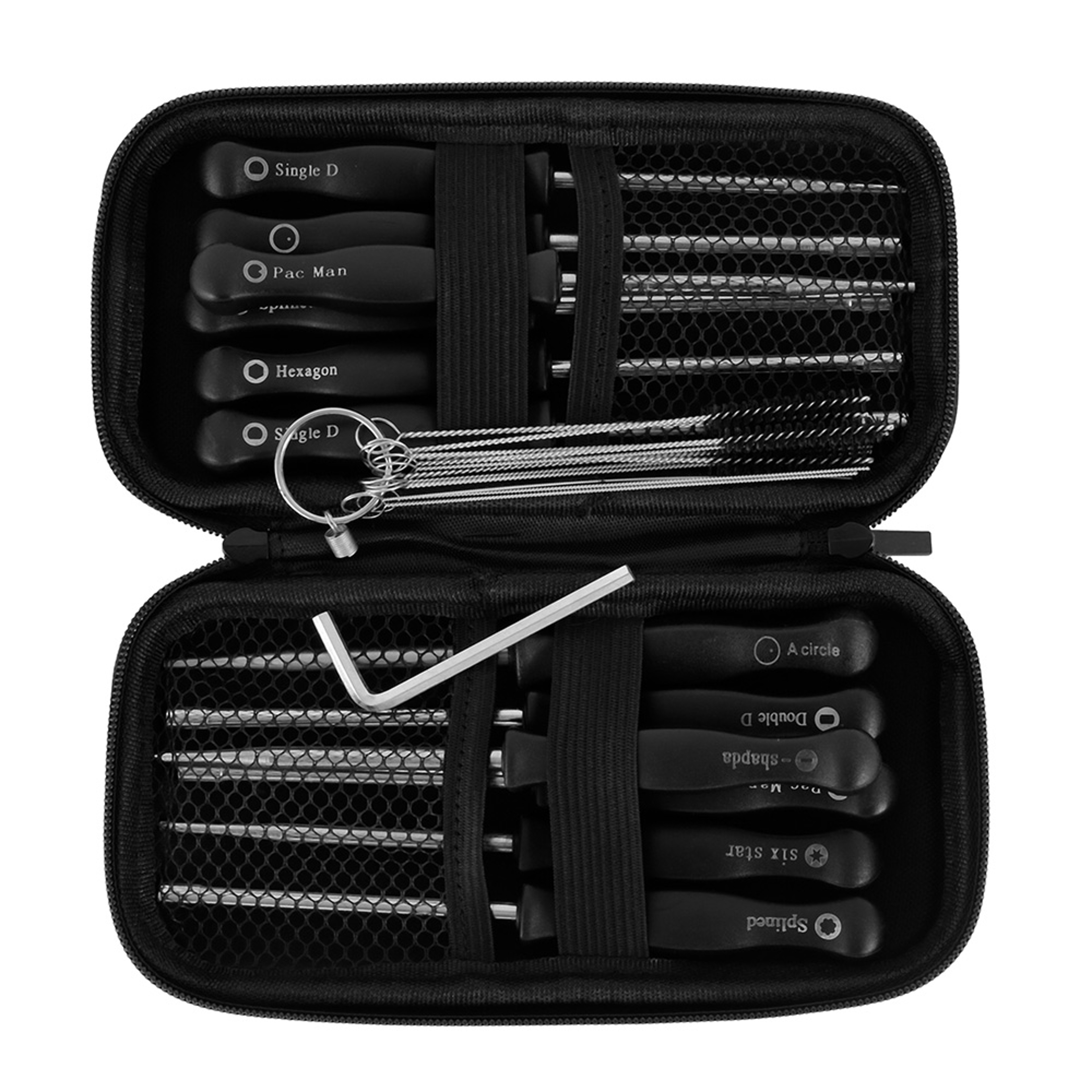 Professional Carburettor Adjustment Tool Kit, Hexagon Socket Screwdriver Set, Cleaning Brush Needle, Essential Repair – view 3