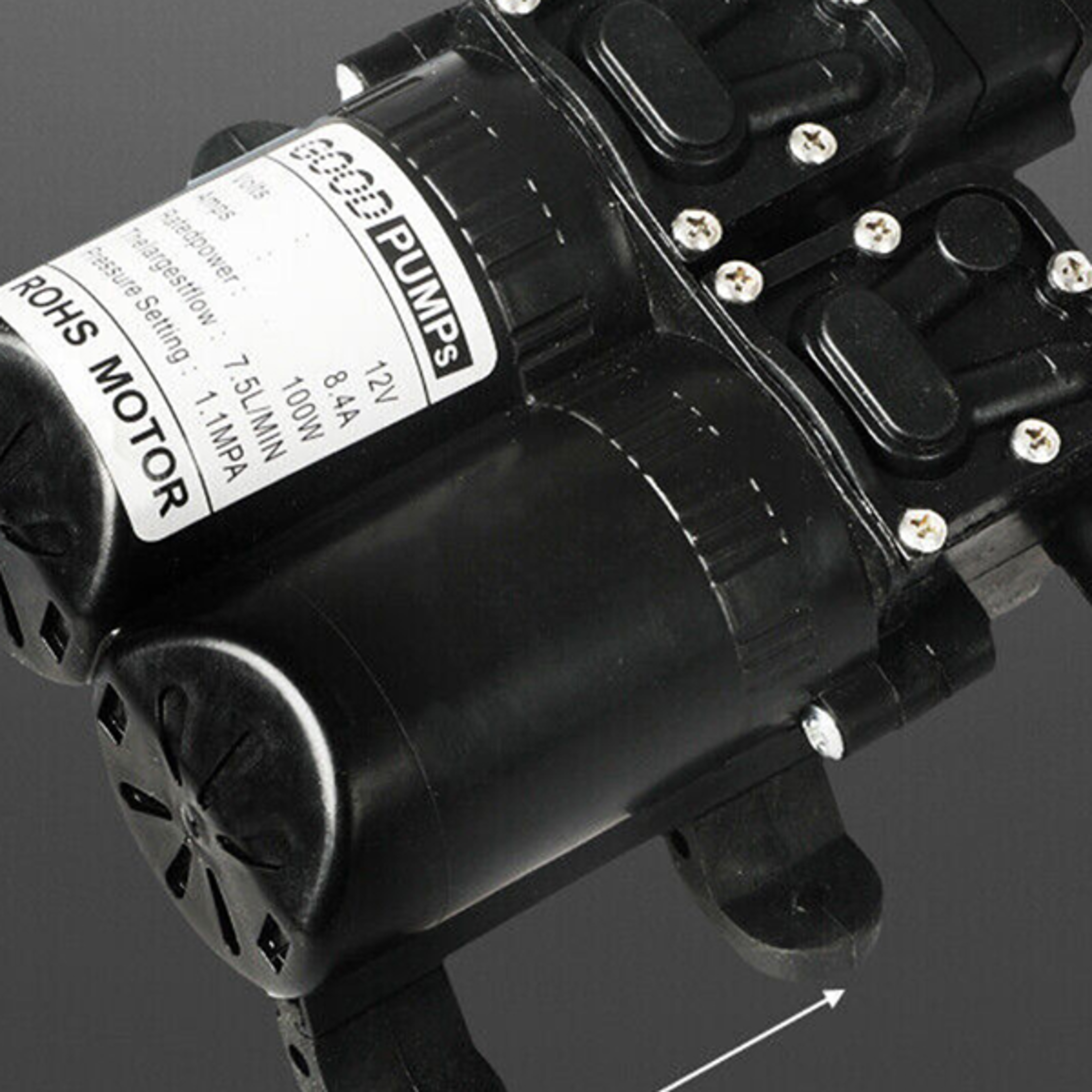 Water High Pressure Diaphragm Intelligent Pressure Switch Durable Water Pump Diaphragm Electric Wat