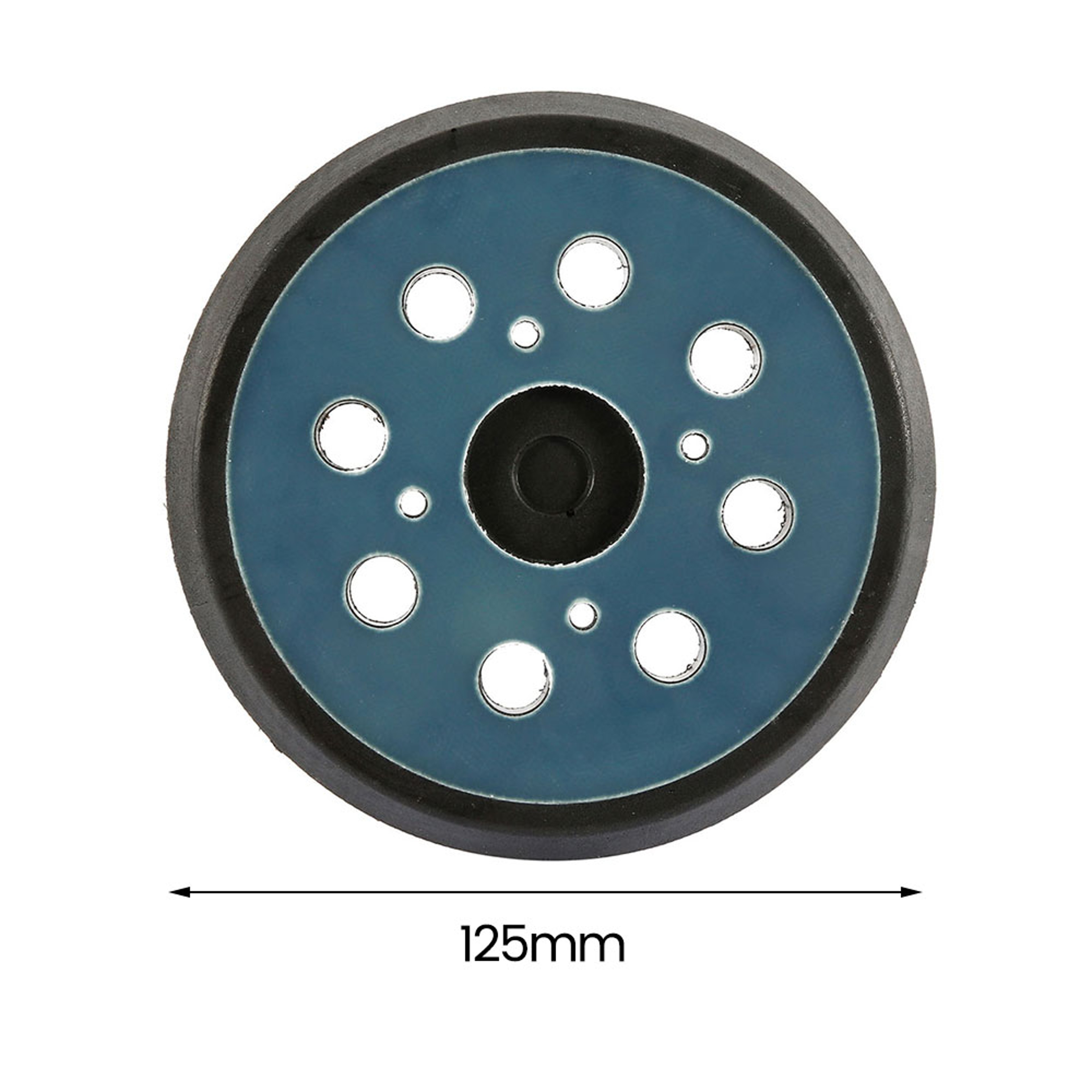 Sanding Backing Pad for Electric Tools, 5 Inch Polishing Machine Disk, 8 Holes Hook Loop Sander Pad – view 6