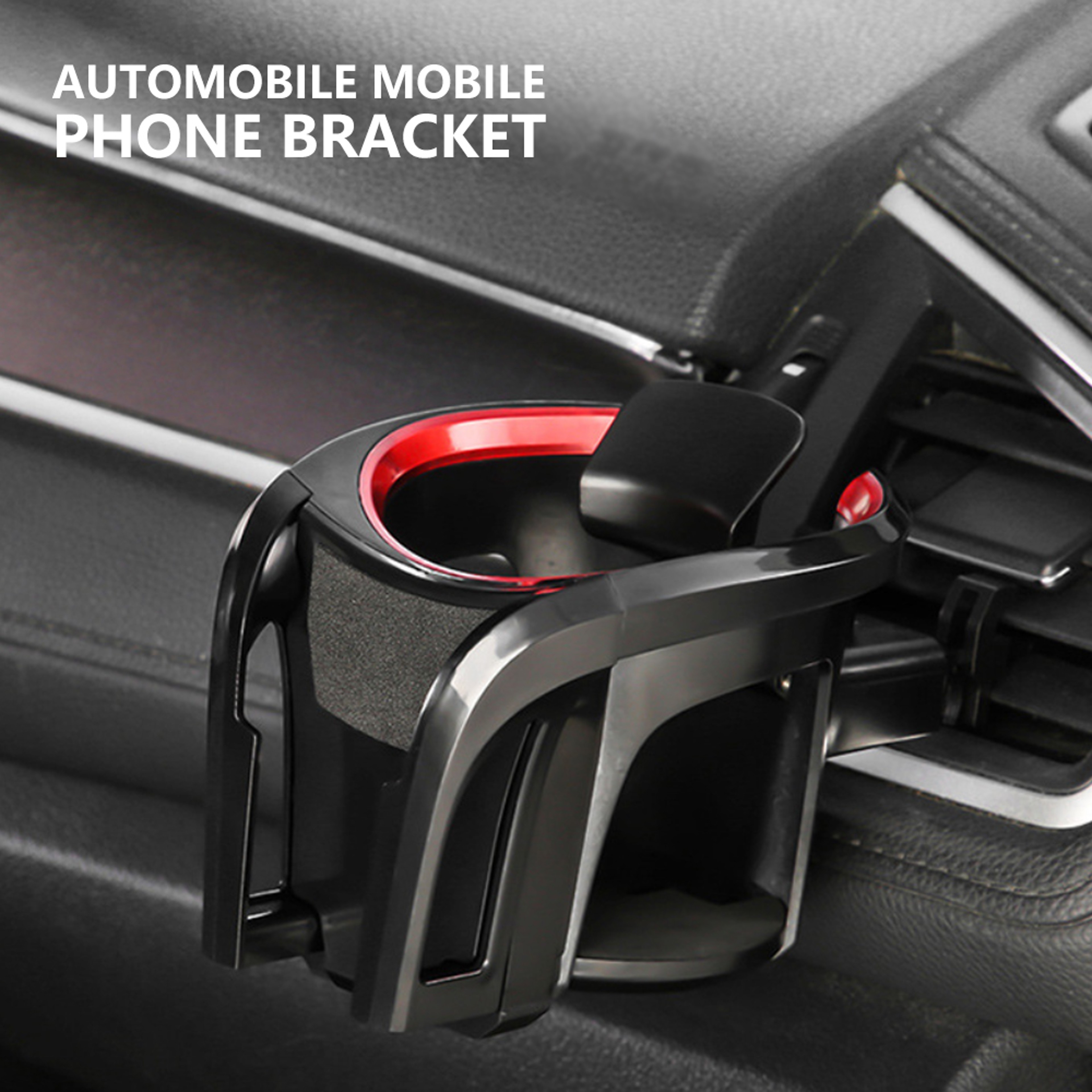 Car Cup Holder Air Vent Outlet Coffee Bottle Holder Car Phone Mount Universal Car Vents Cup Rack 4