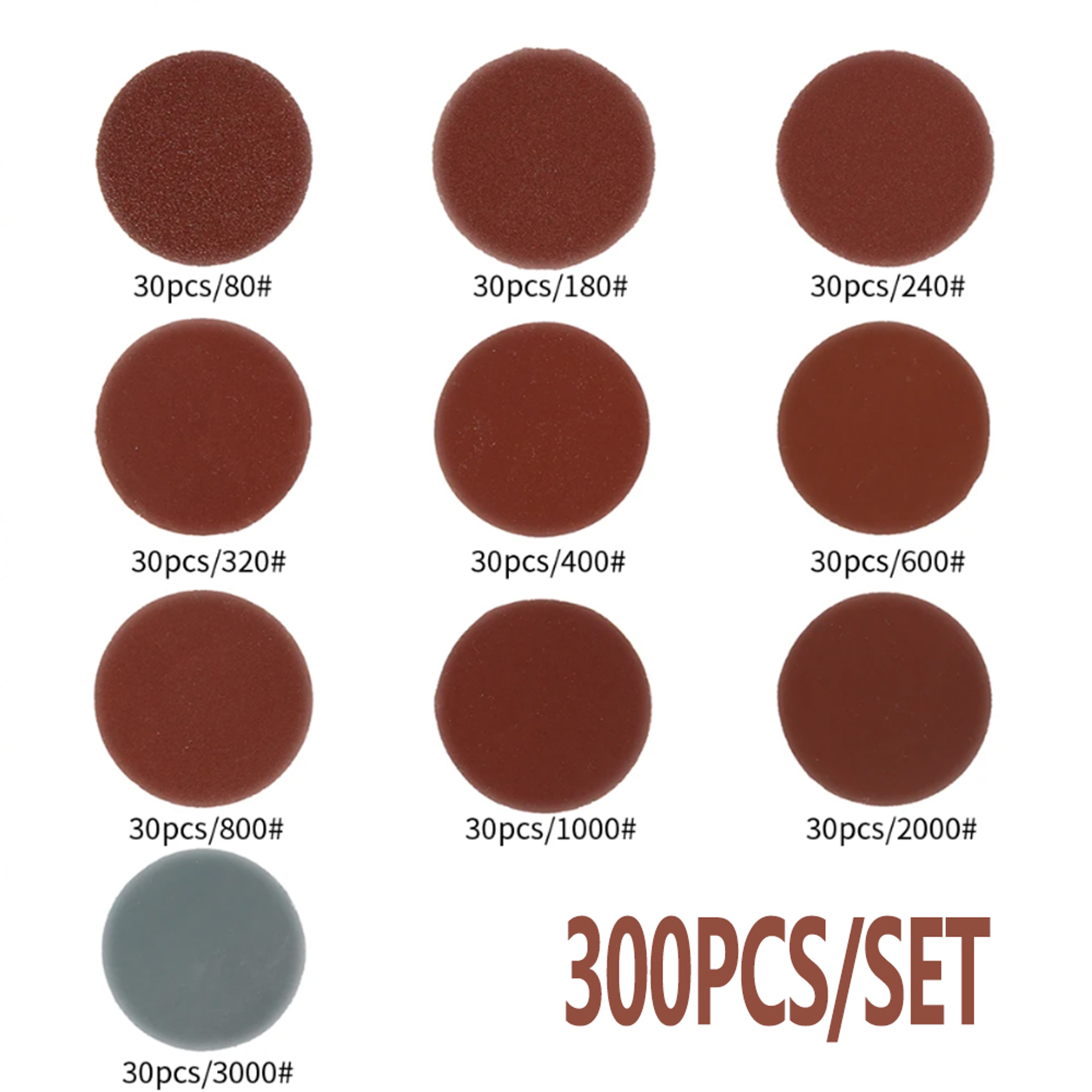 Sanding Discs Pads Set Grit Abrasive Polishing Kit For Dremel Rotary Tool Sand Papers 4