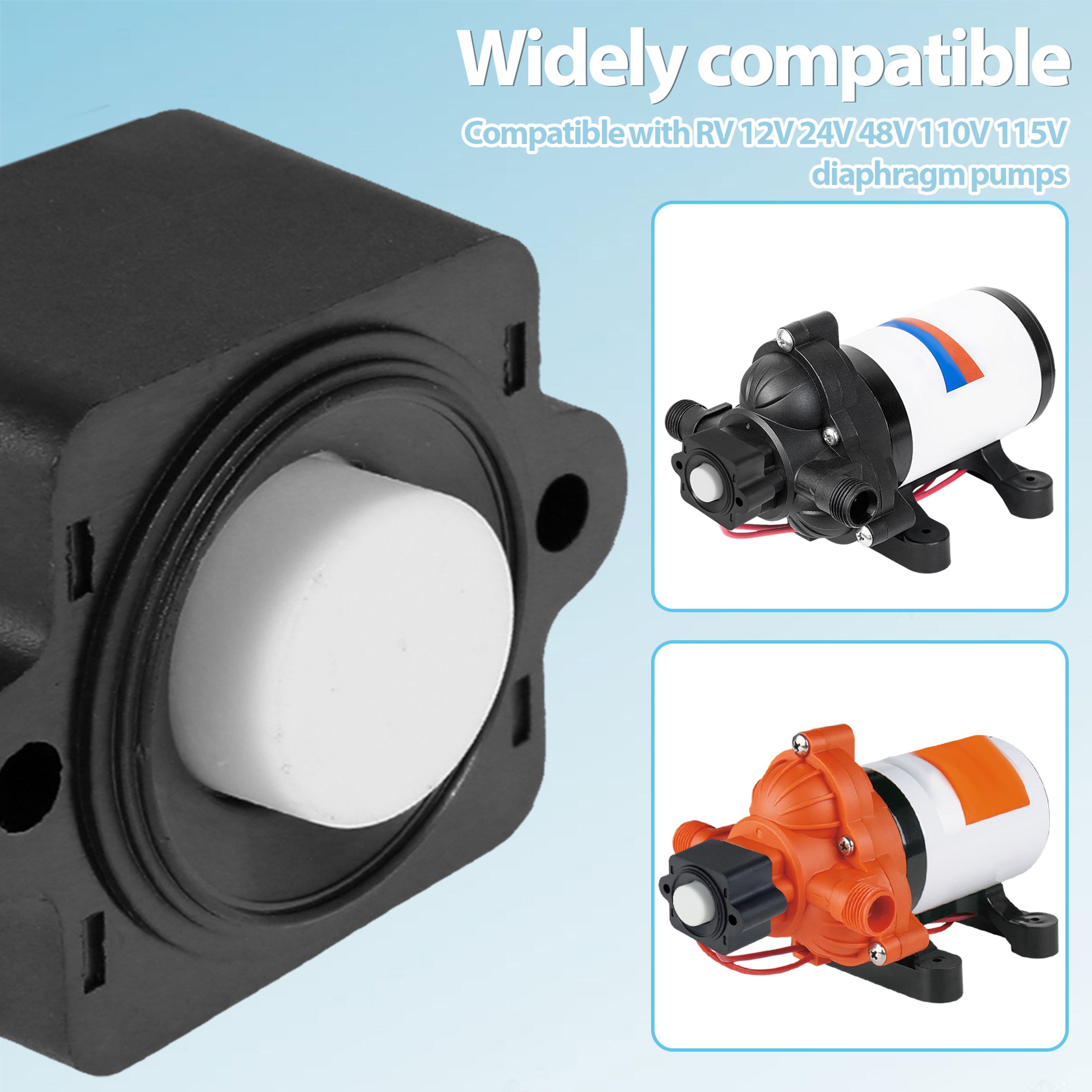 Diaphragm Pump Pressure Switch Kit, Waterproof Pump Switch Assembly, Compatible with Most Brands – view 4