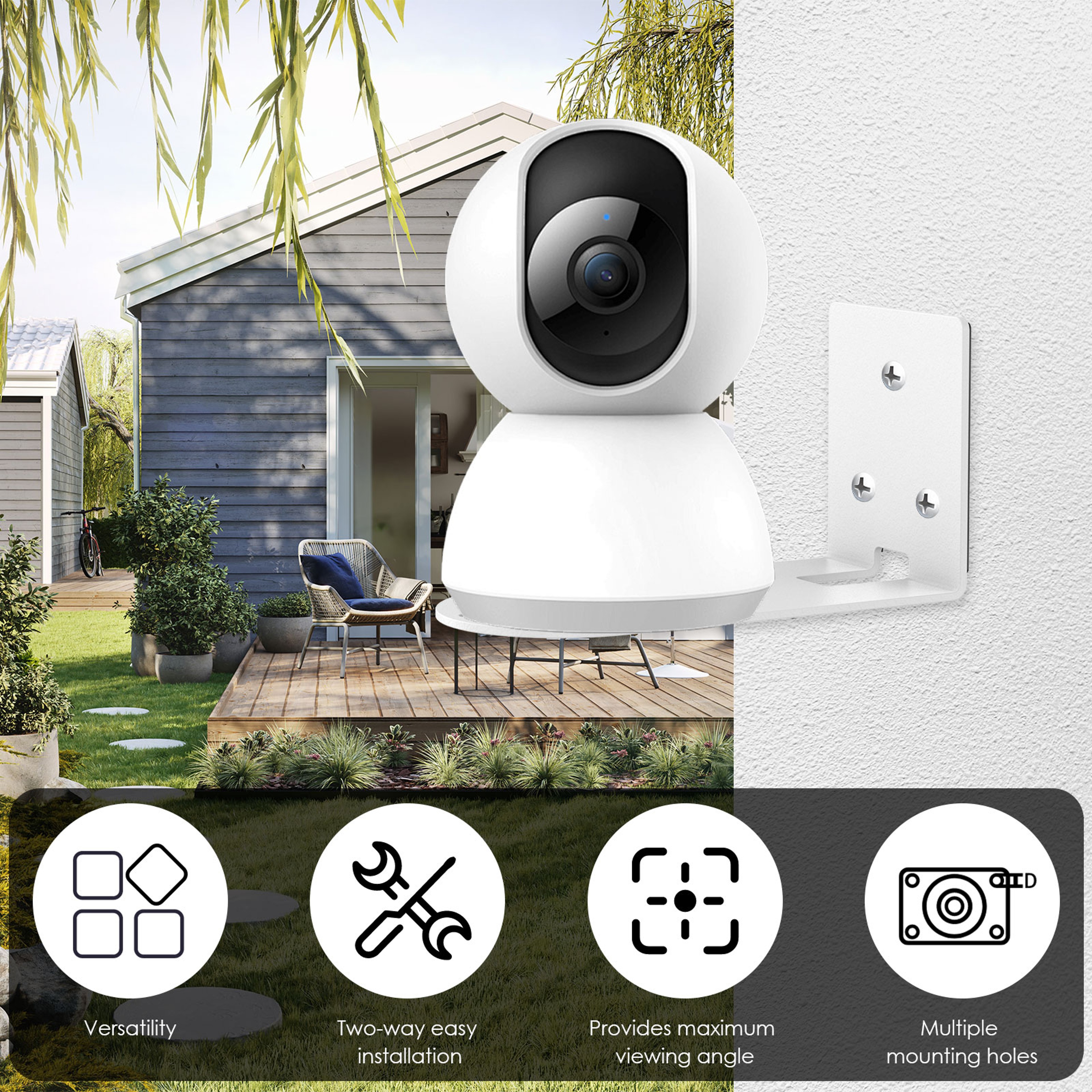Shape Bracket Wall Mount For Cameras Universal Iron Bracket Right Angle Version Surveillance Bracke 2