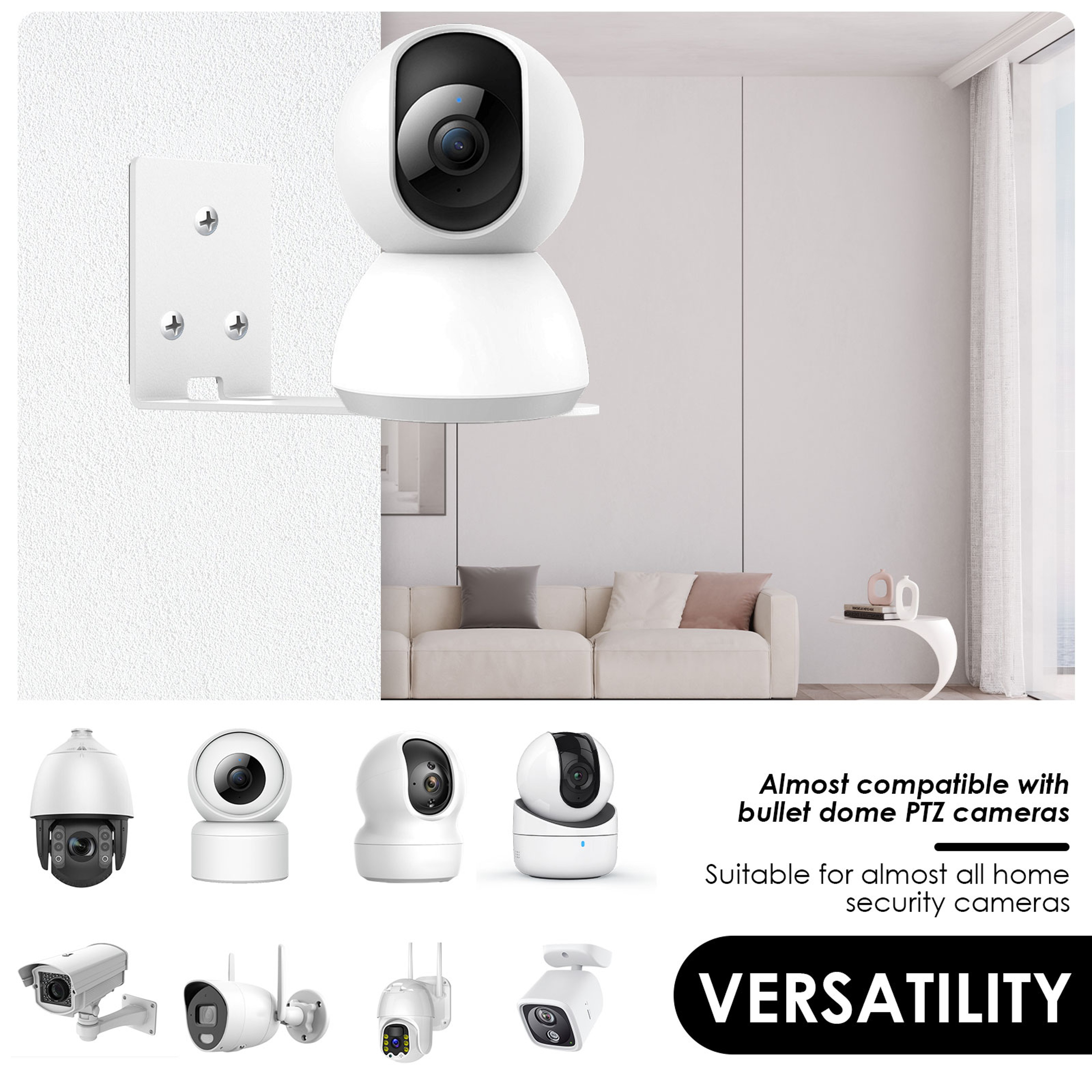 Shape Bracket Wall Mount For Cameras Universal Iron Bracket Right Angle Version Surveillance Bracke 3