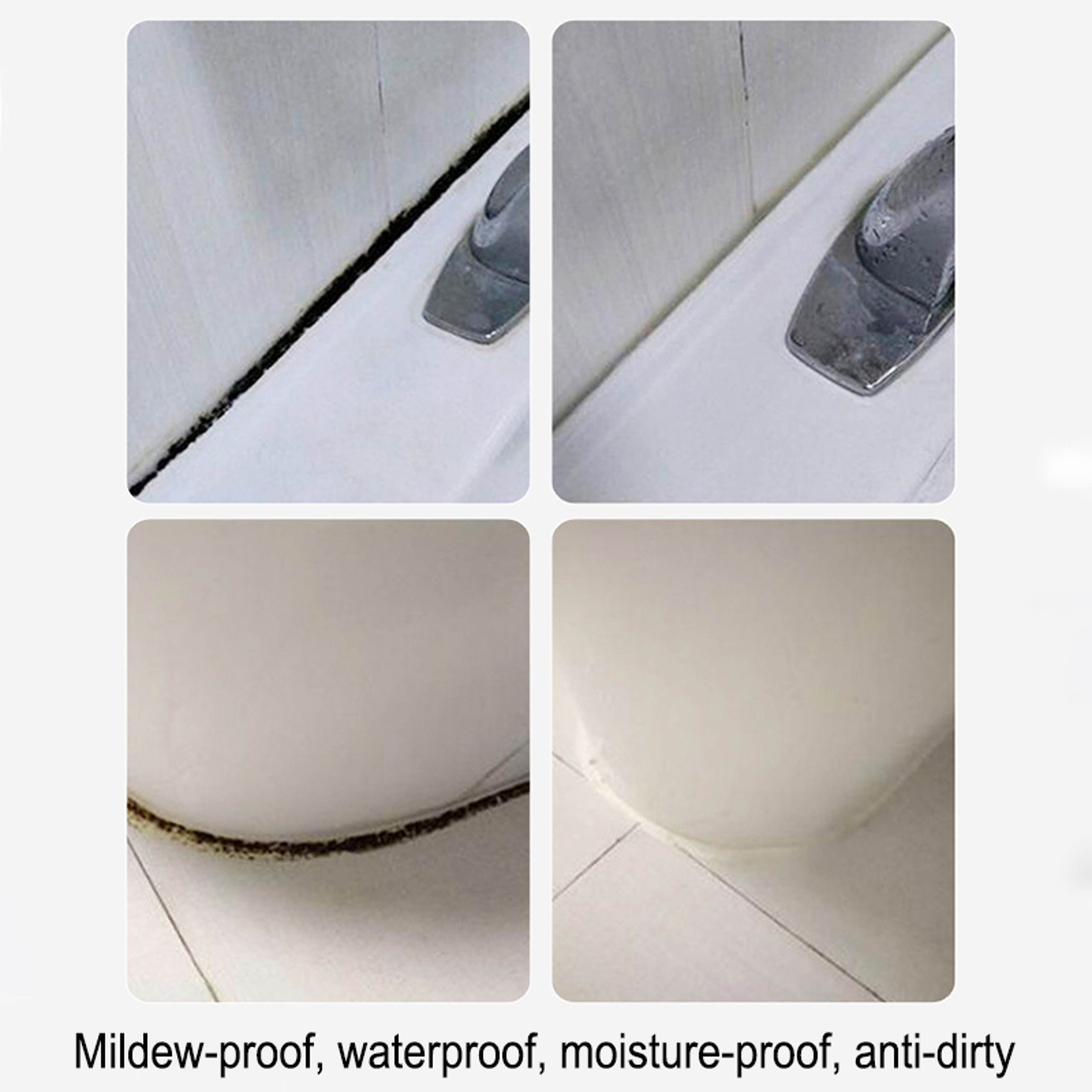 Waterproof Tile Grout Pen  Easy Seam Repair  White Grout Color Restorer 4