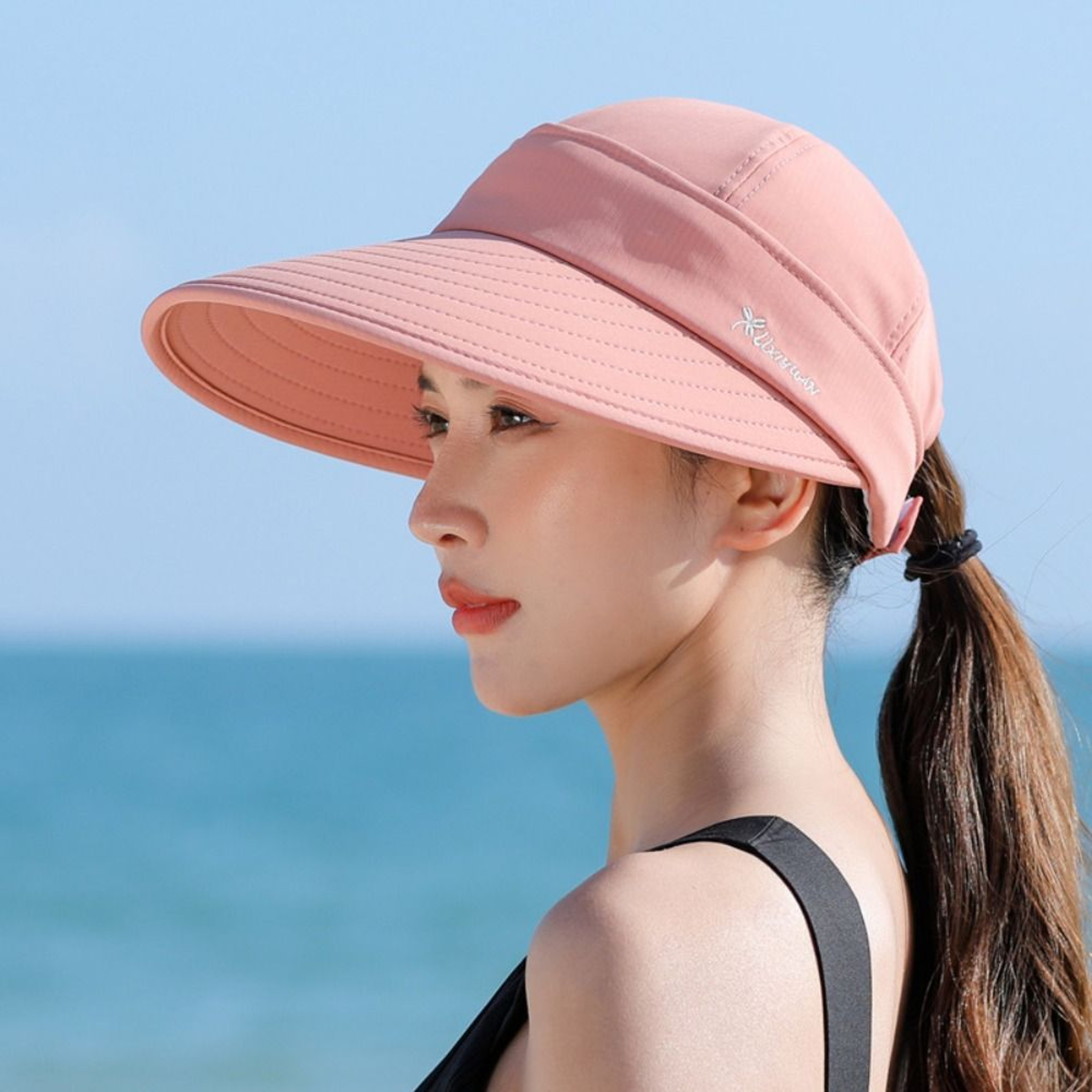 Women's Wide Brim Sun Hat with UV Protection Foldable Adjustable Summer Travel Hat – view 7
