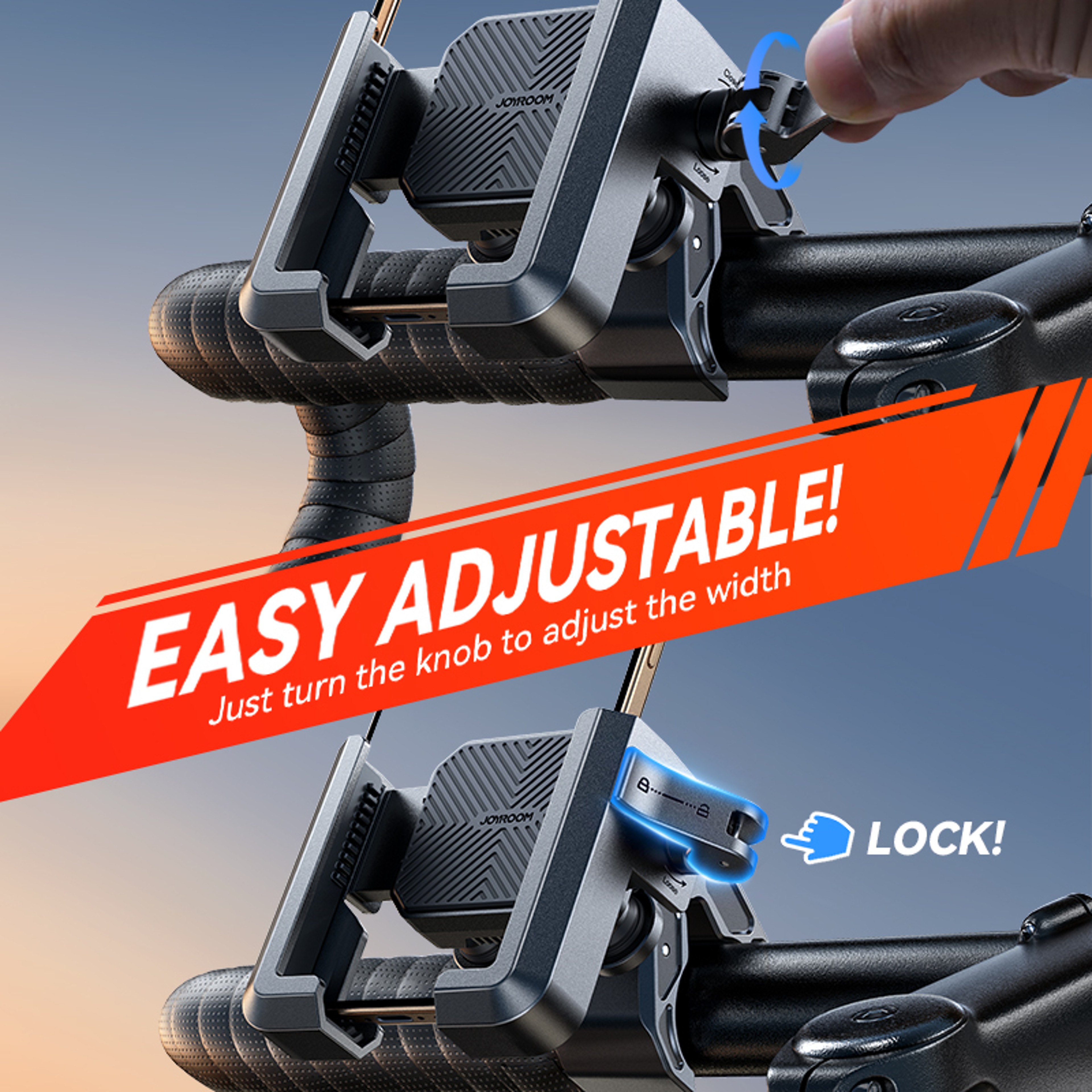 Universal Motorcycle Phone Mount With Dual Vibration Dampener And 360 Rotating Holder 5