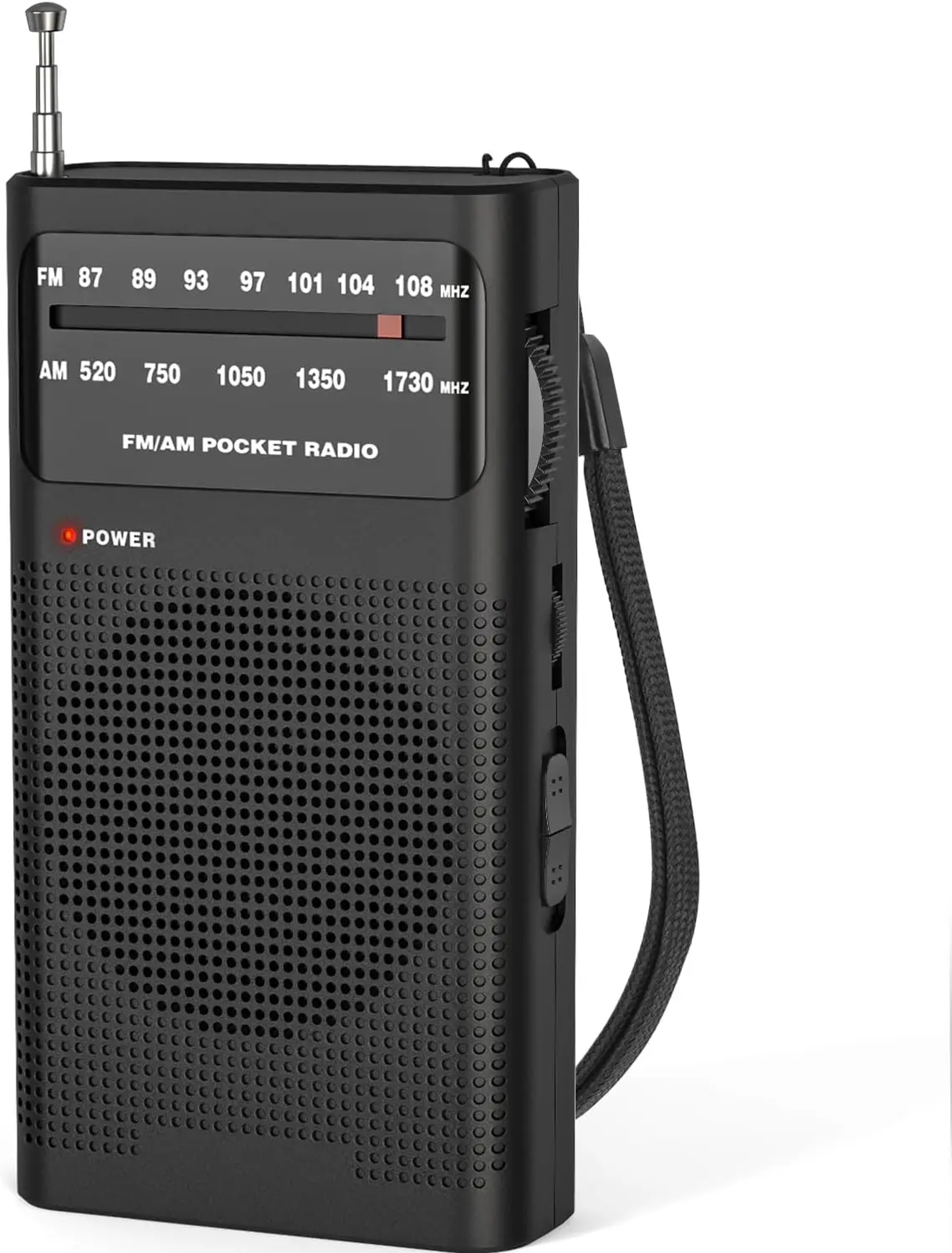 Mini Portable AMFM Radio With AA Battery Power  Compact Pocket Analog Tuner For Travel  Emergencies 8