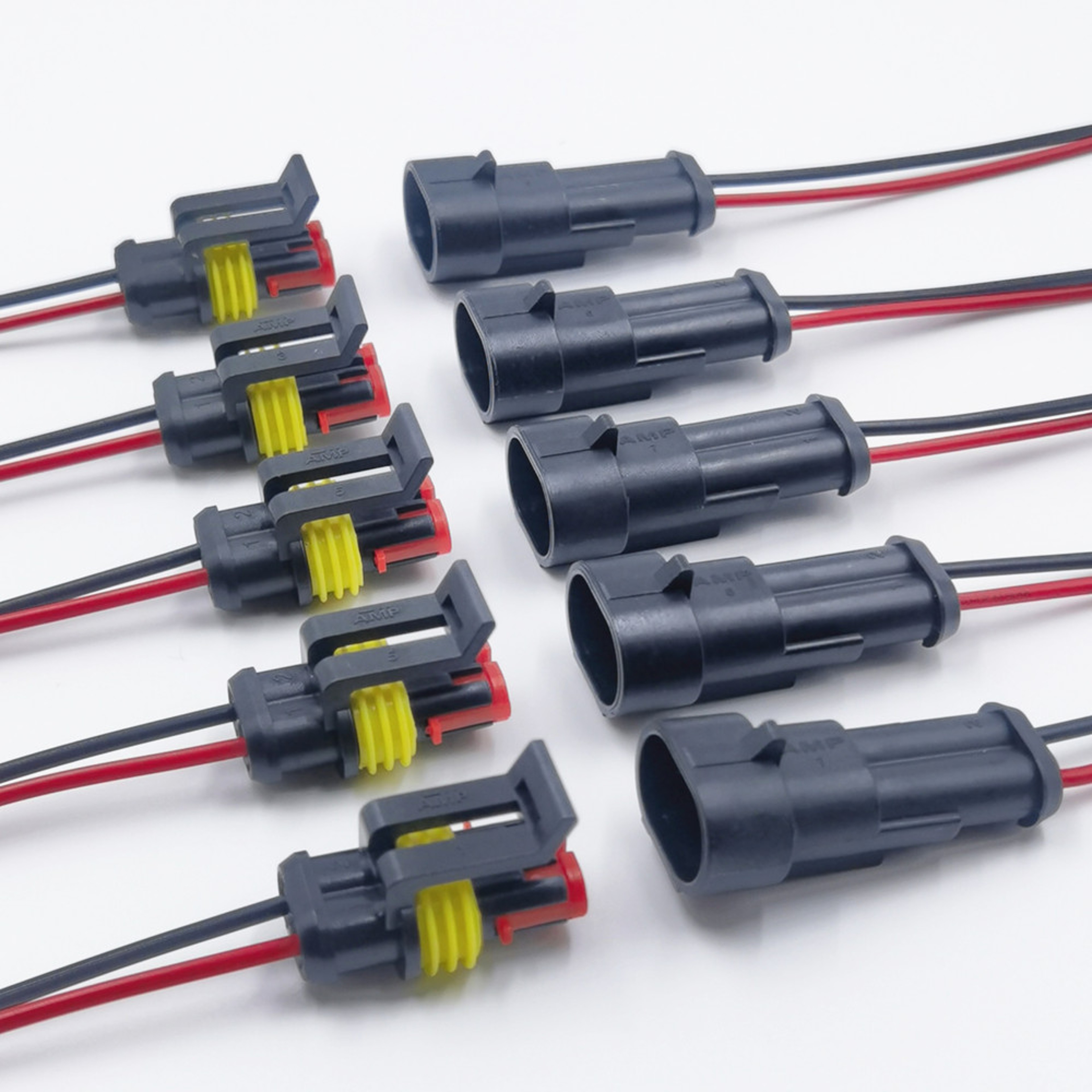 Waterproof Electrical Connectors 10Pcs Quick Connect Wire Terminals for Cars & Boats – view 9