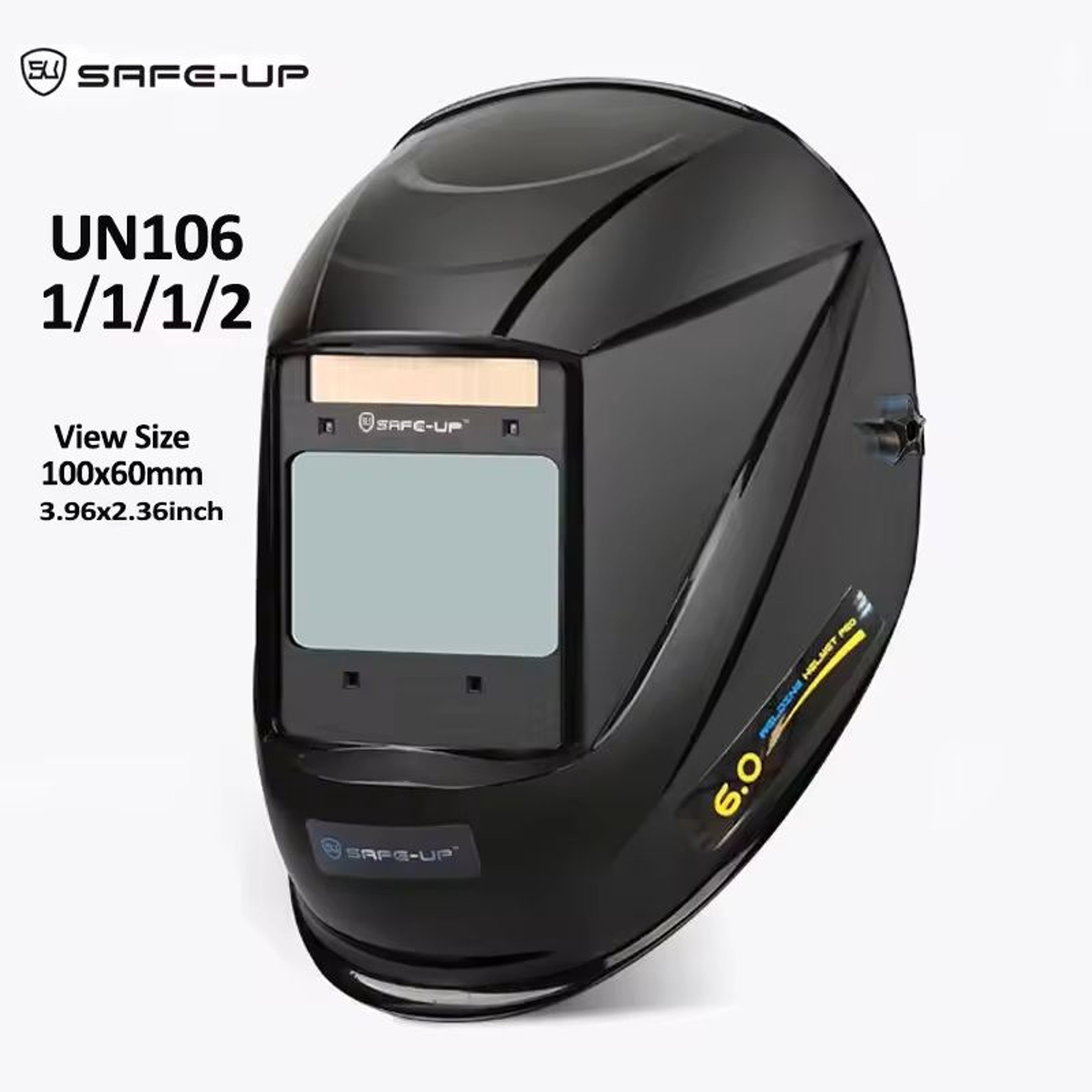 Auto Darkening Welding Helmet 100x97mm Large View True Color 4 Sensors For MIG MAG MMA Welder 5