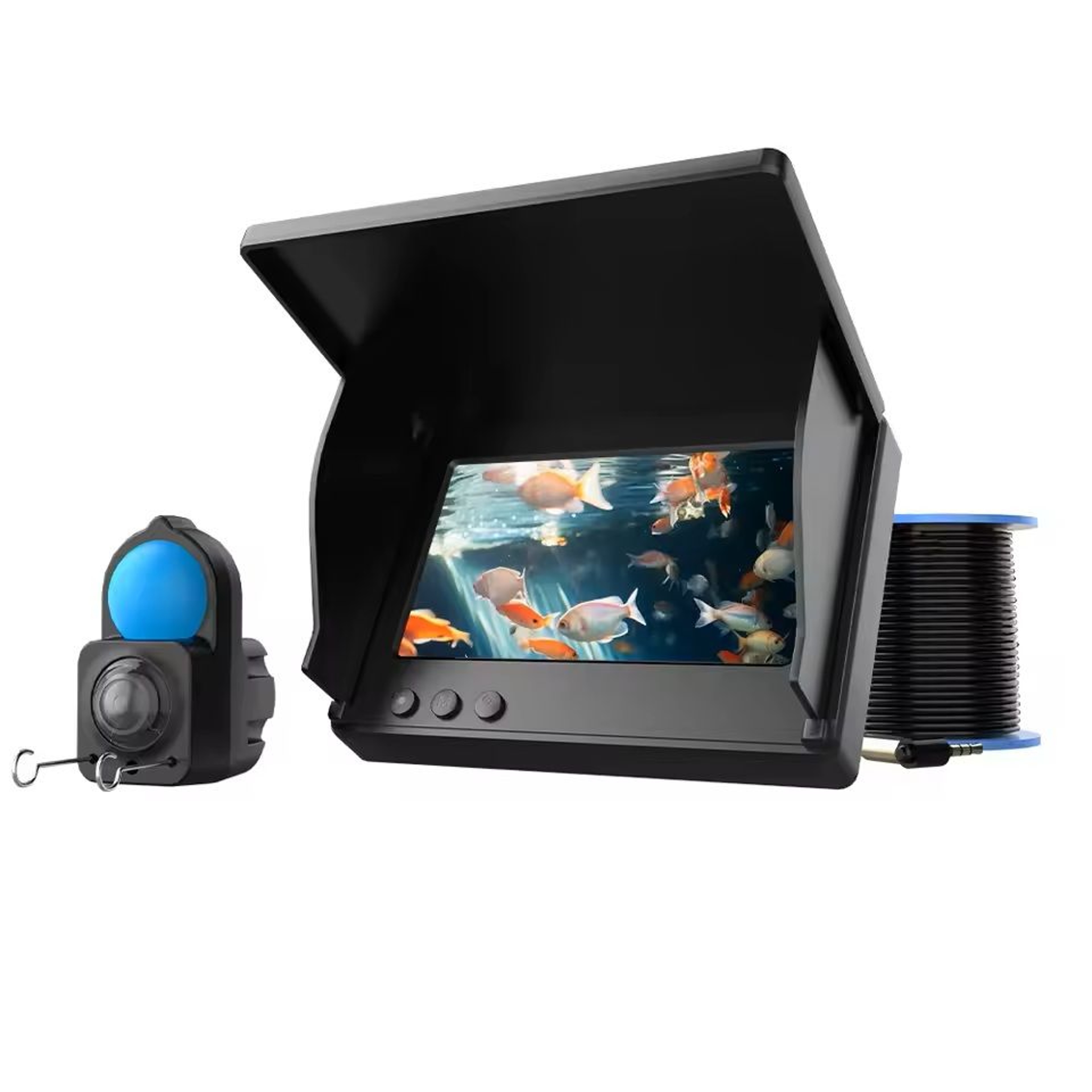 Portable 43 Underwater Fishing Camera With 1080P Night Vision 0