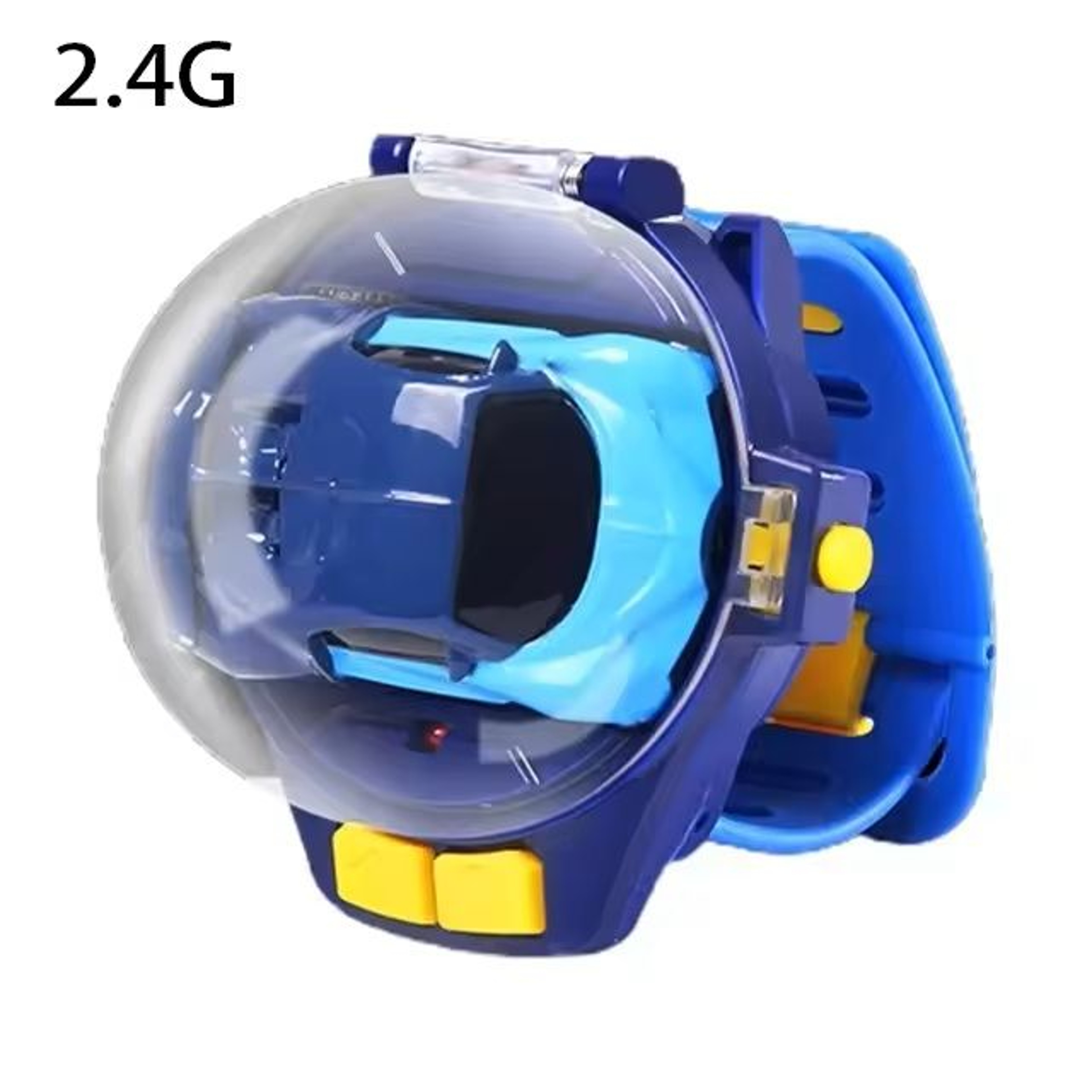 Mini RC Car Watch Toy With LED Light And Plush Animal Design 4