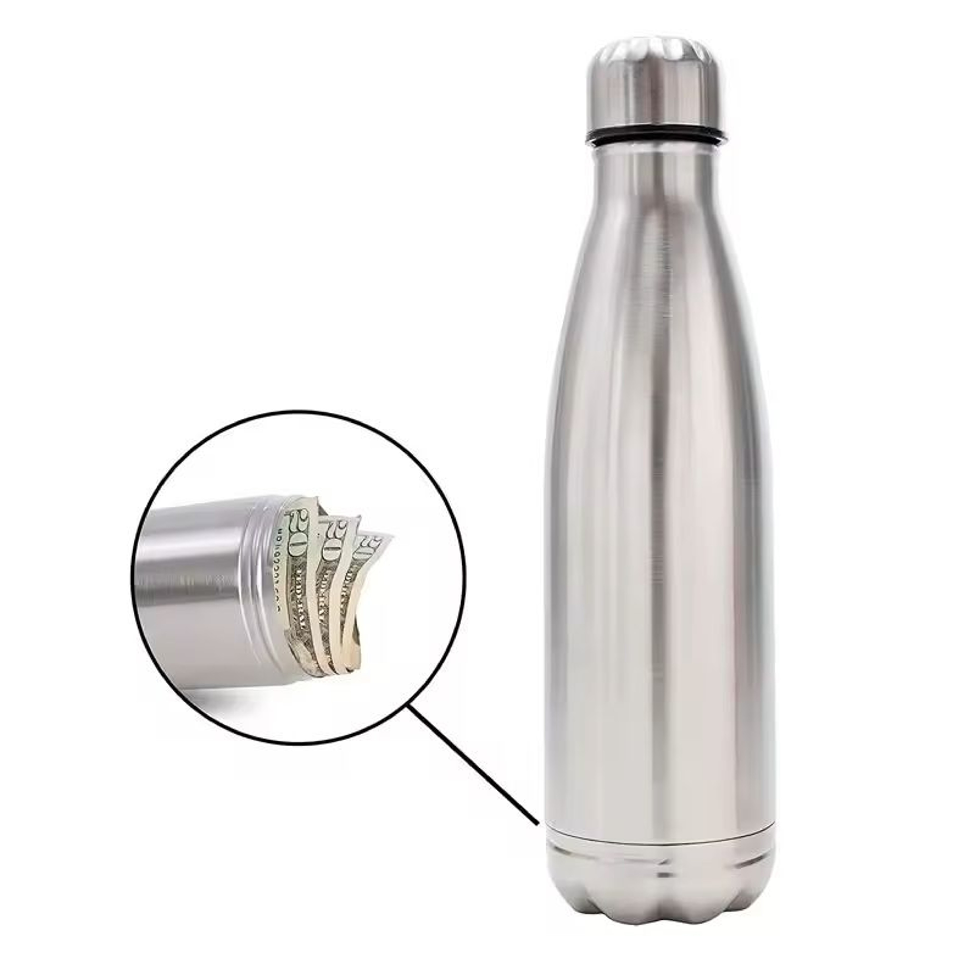 750ml Diversion Water Bottle With Hidden Storage Compartment And Bonus Key Ring Box 2