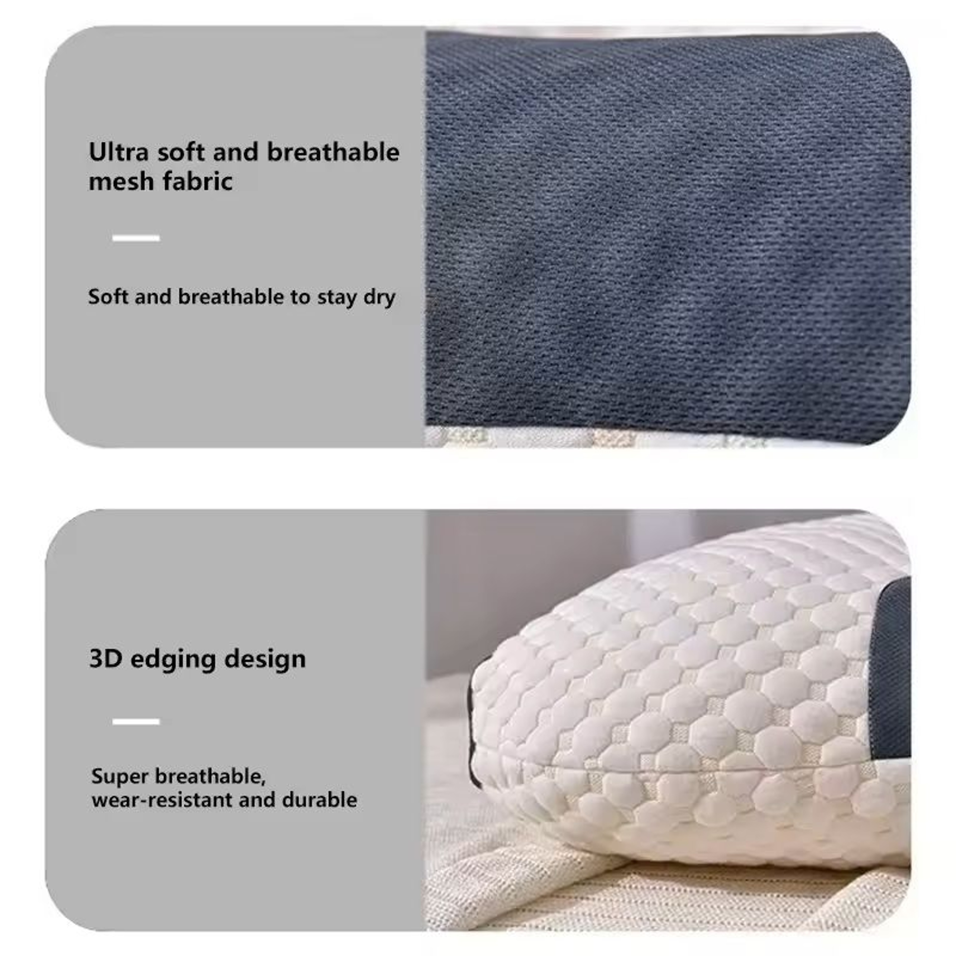 2028 Honeycomb Pillow For Cervical Spine Relief And Deep Sleep Support 2