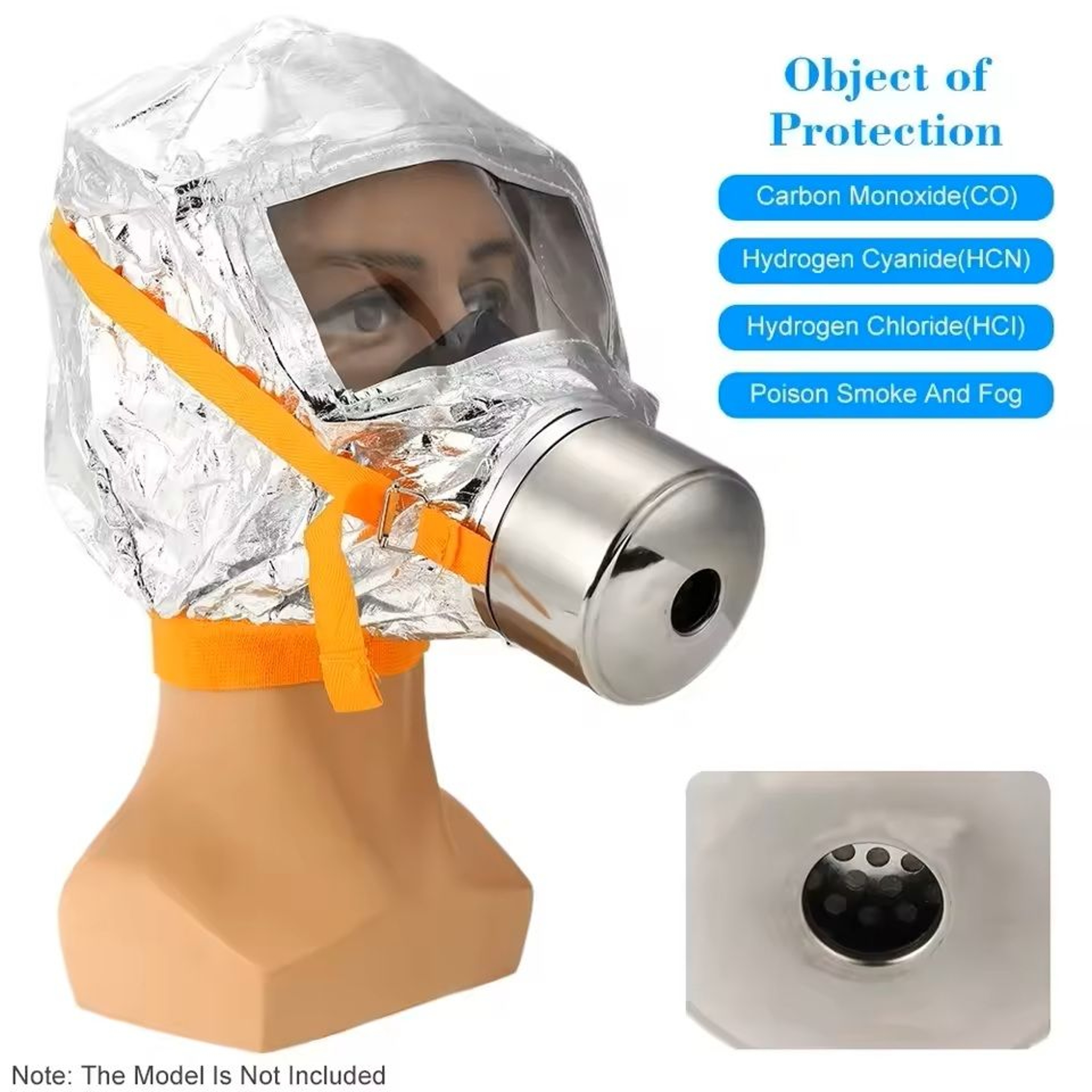 Fire Emergency Escape Safety Mask 30 Minute Smoke And Dust Protection Respirator For Home And Workp 2
