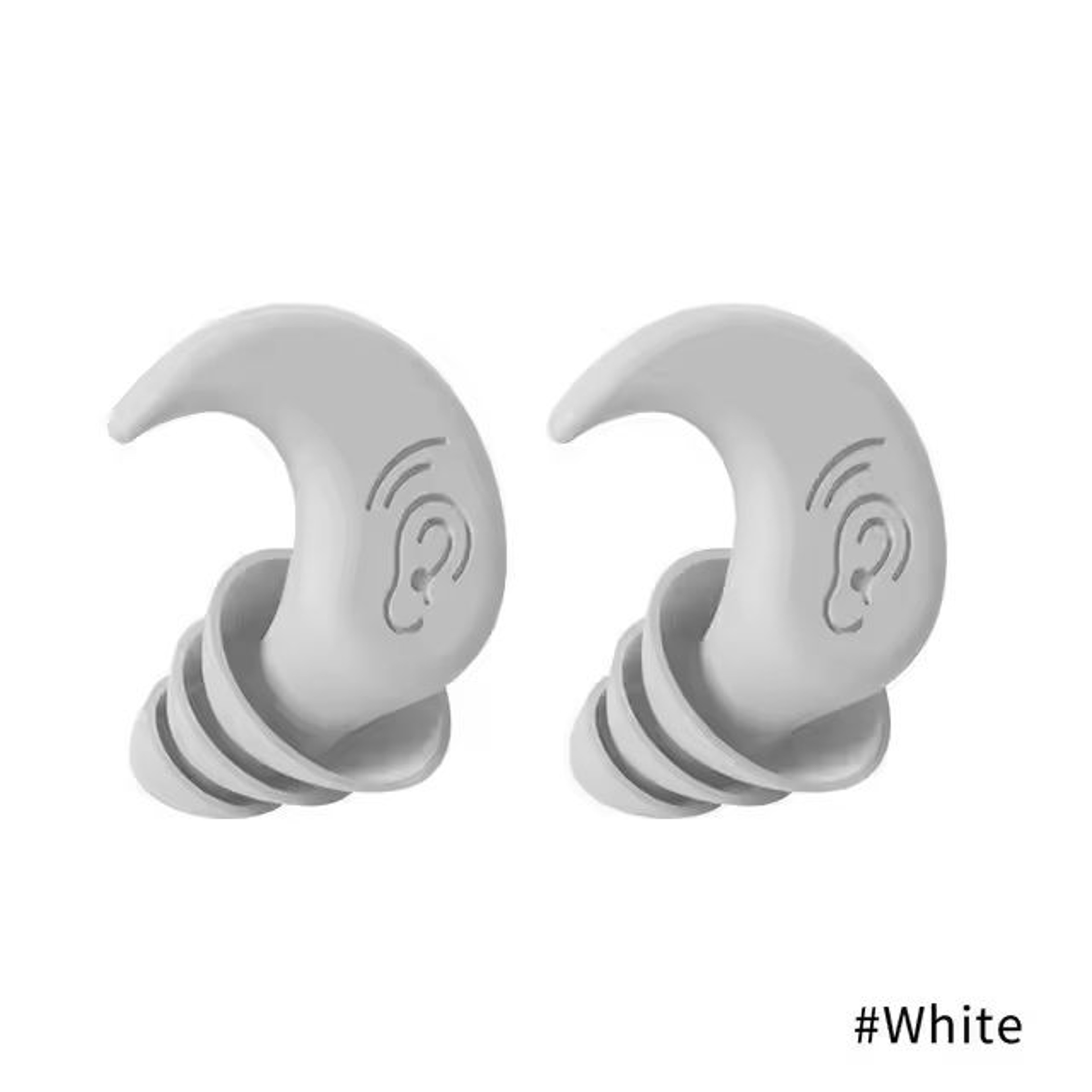 Reusable Silicone Noise Reducing Earplugs For Sleeping Swimming And Sound Protection 6