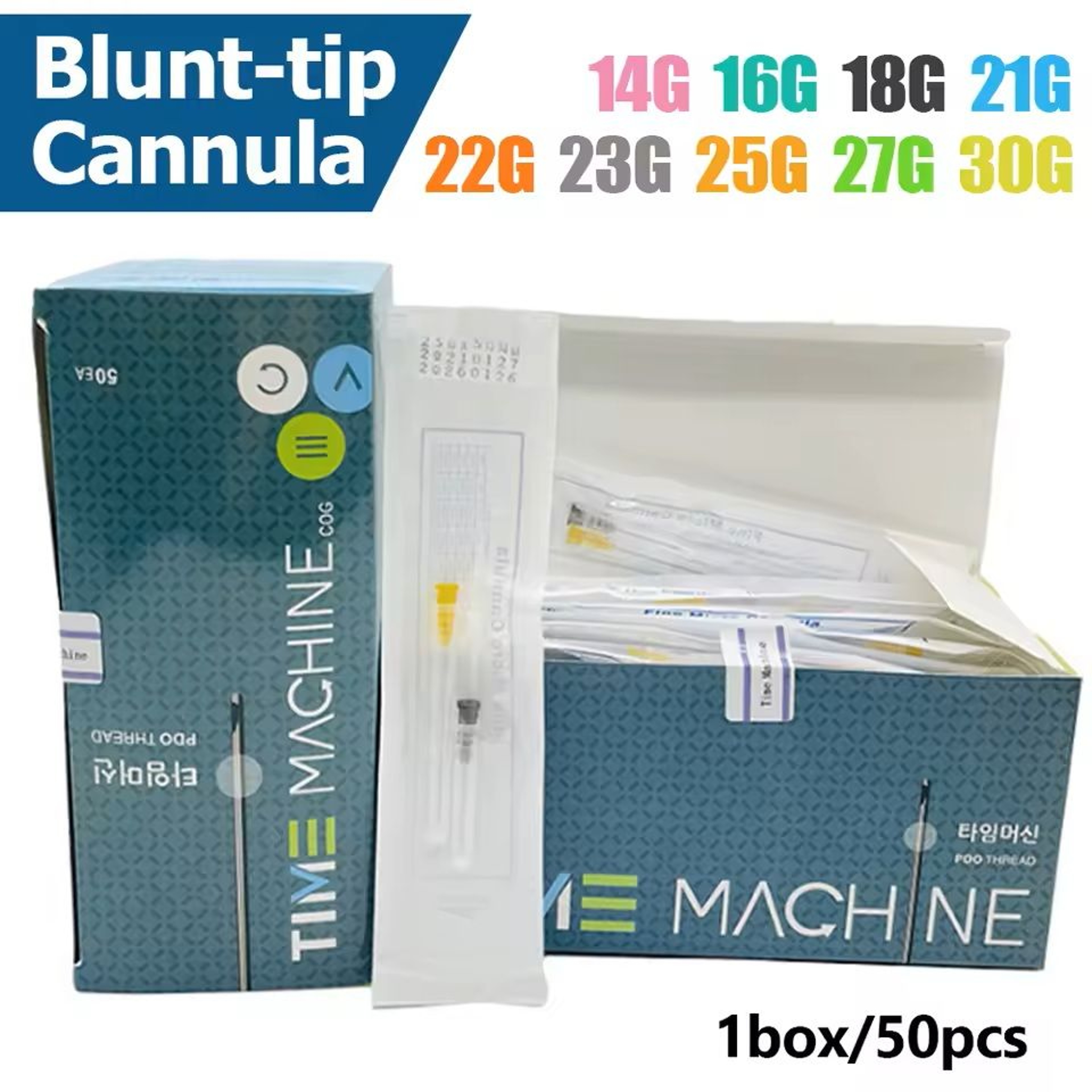 Disposable Blunt Tip Cannula Needles For Syringe Piercing And Tattoo Use 50pcs Box 0