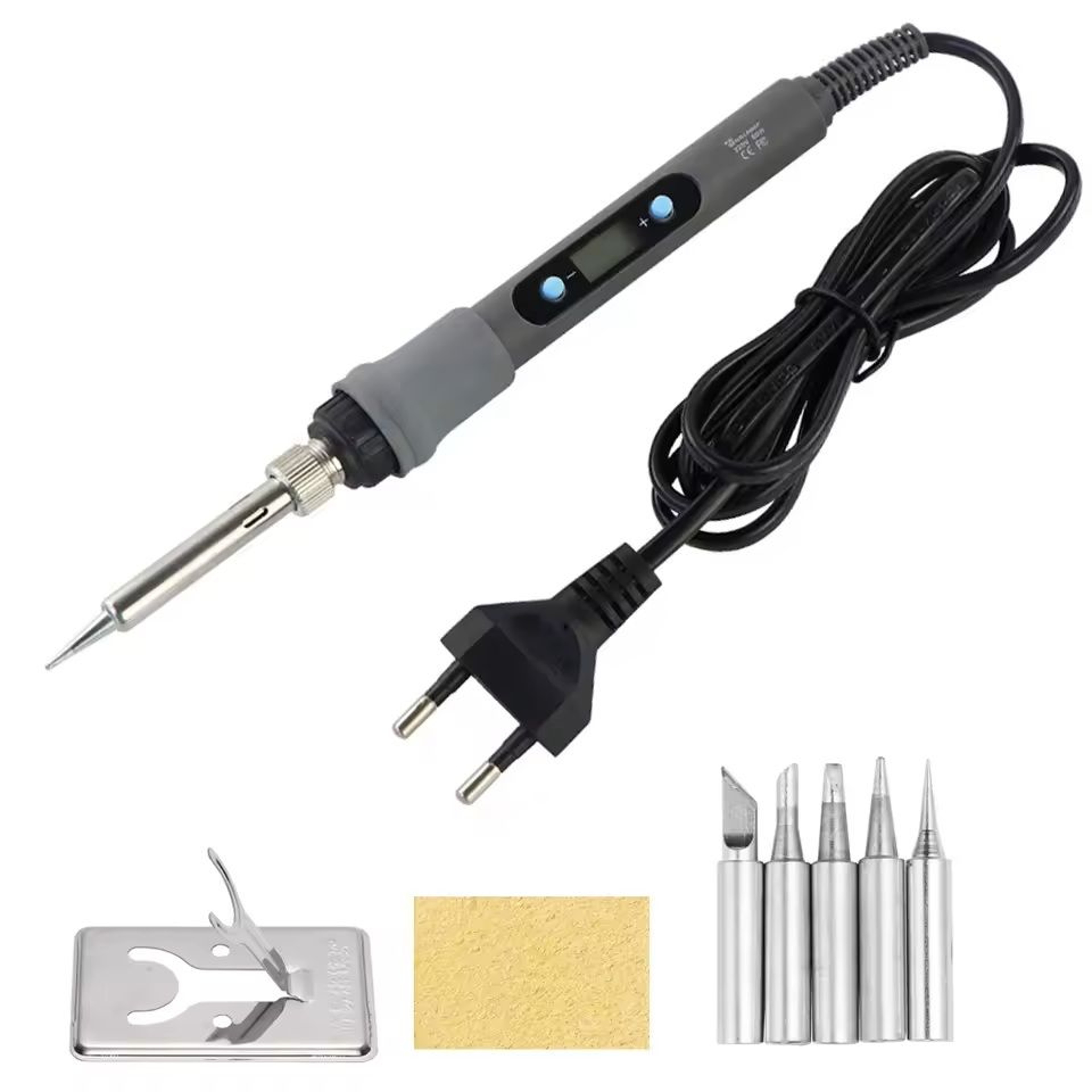 Digital Soldering Iron Kit With Adjustable Temperature And Display For Electronic Repairs 12