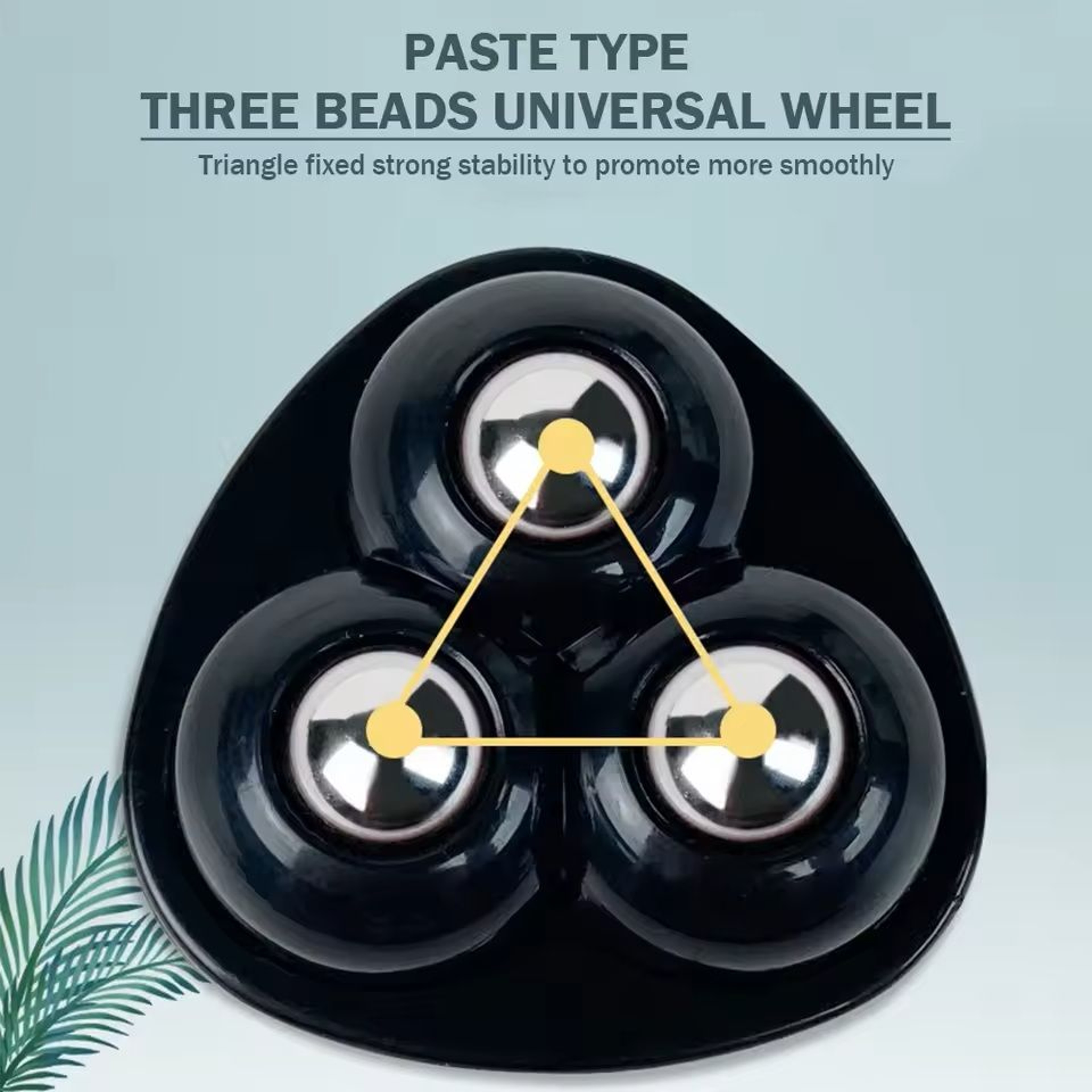 Self Adhesive Universal Wheels For Trash Can And Small Appliance Base 5