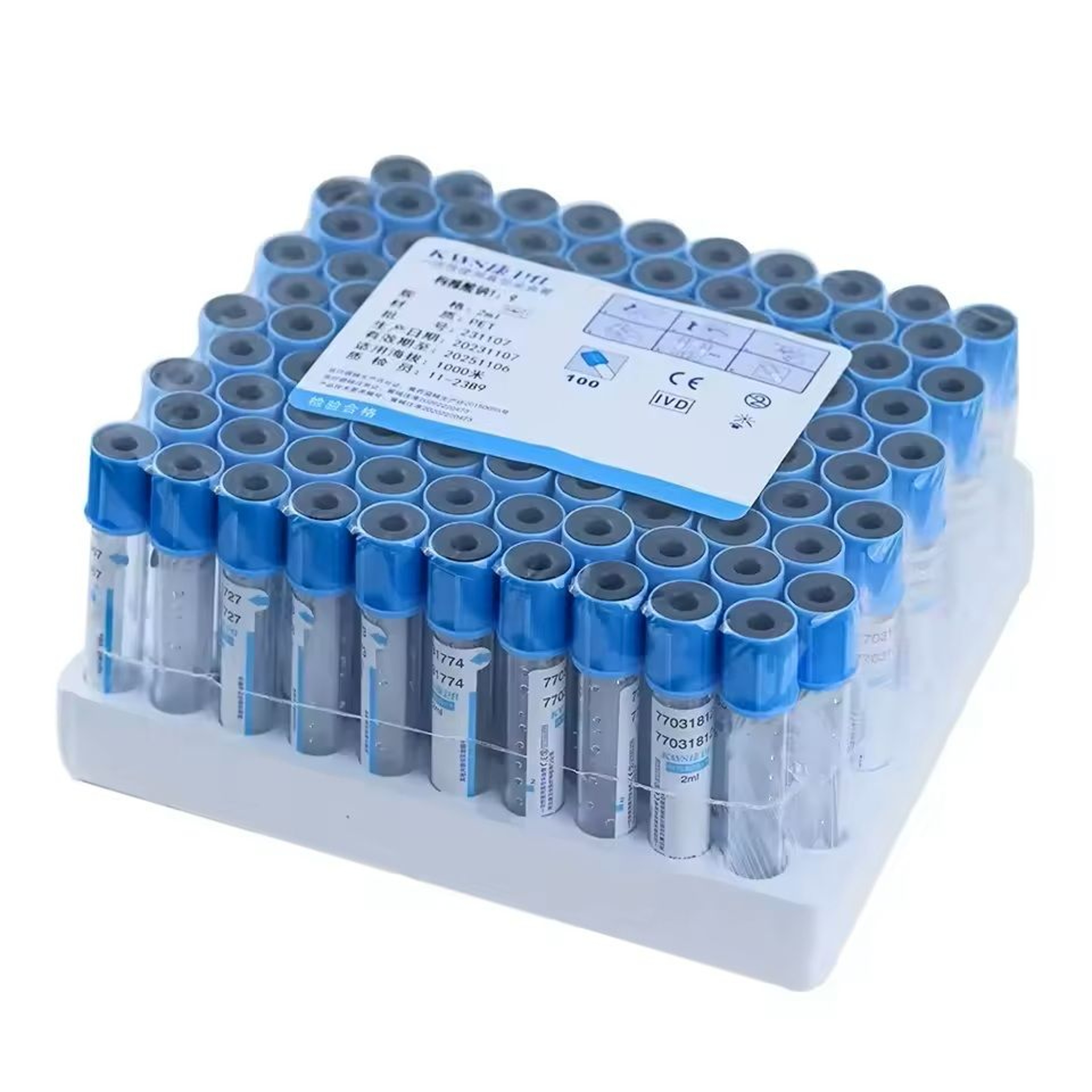 Sodium Citrate Blood Collection Tubes 100 Pack For Lab And Veterinary Use 2