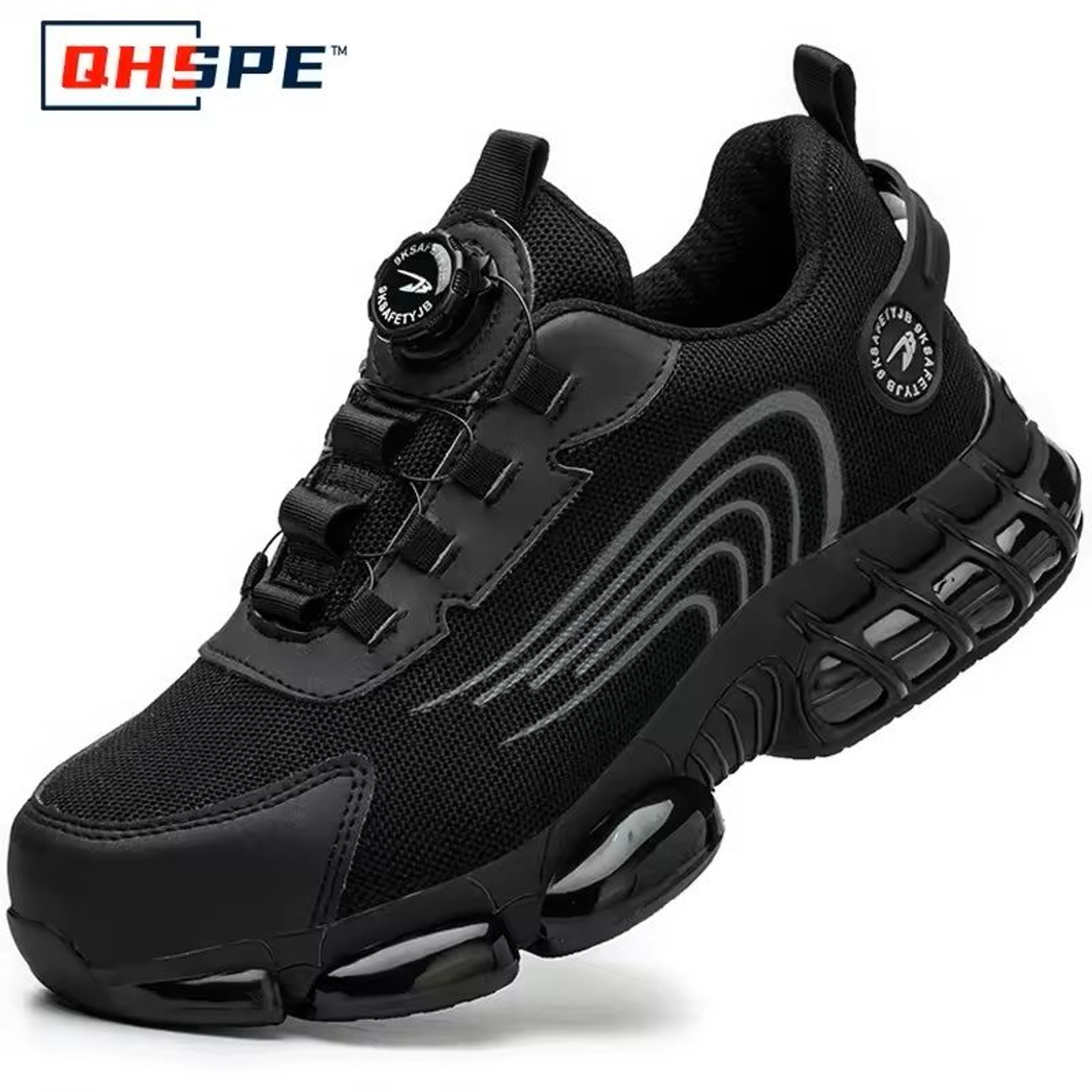 Mens Rotating Button Safety Shoes With Steel Toe Protection 8
