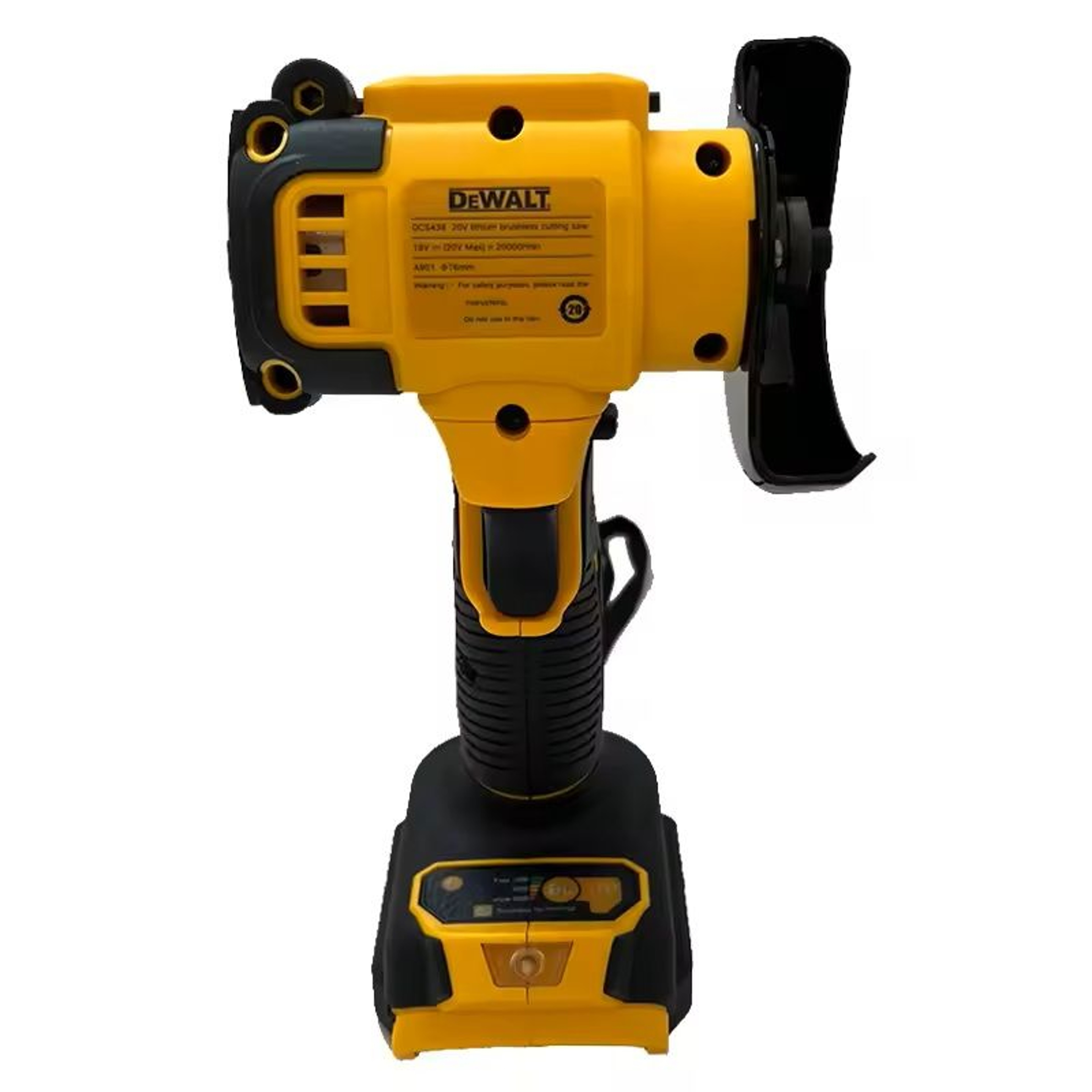 Cordless Mini Angle Grinder For 20V Battery With Cutting And Polishing Head 4