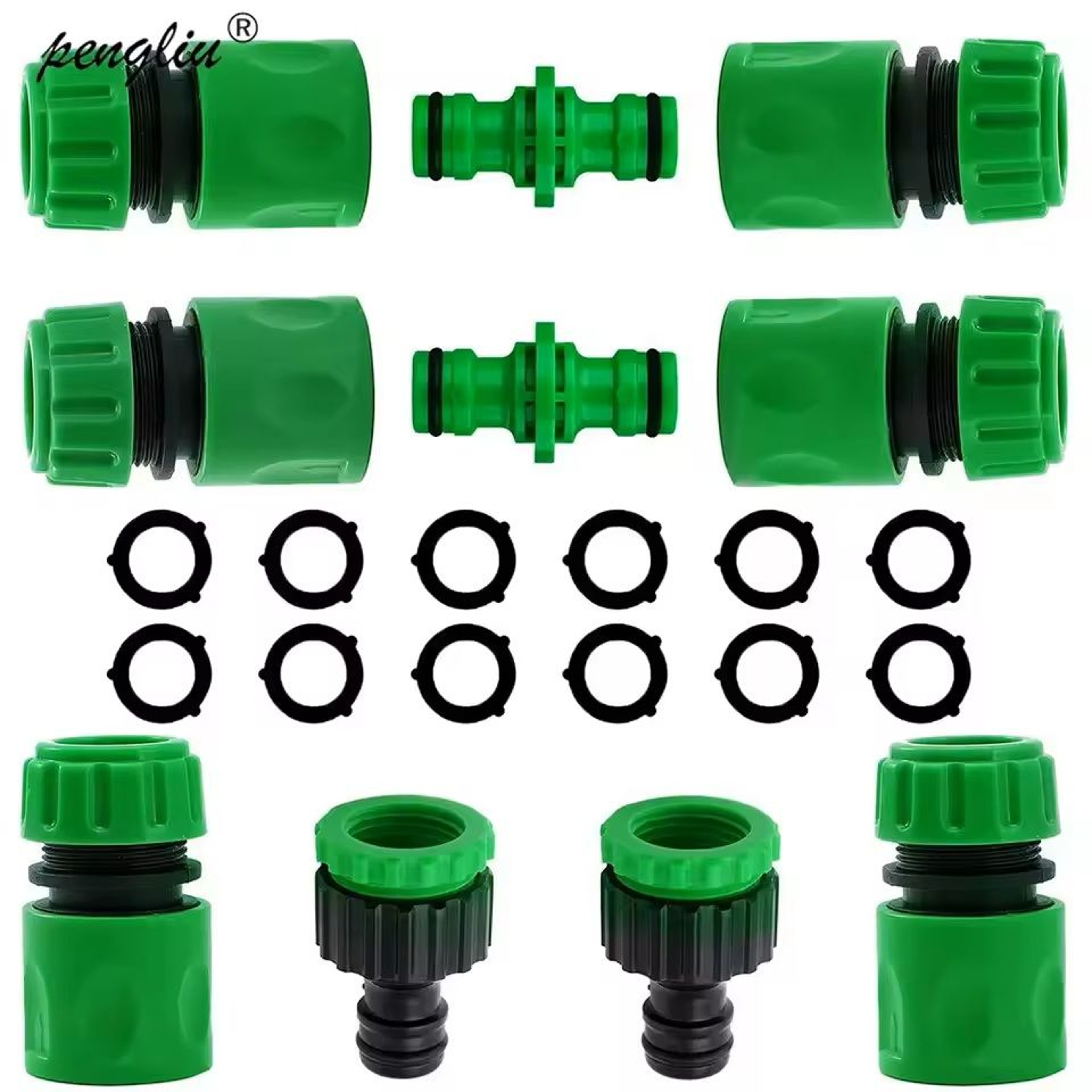 Quick Connect Garden Hose Coupler Set For 12 Inch Pipes 0