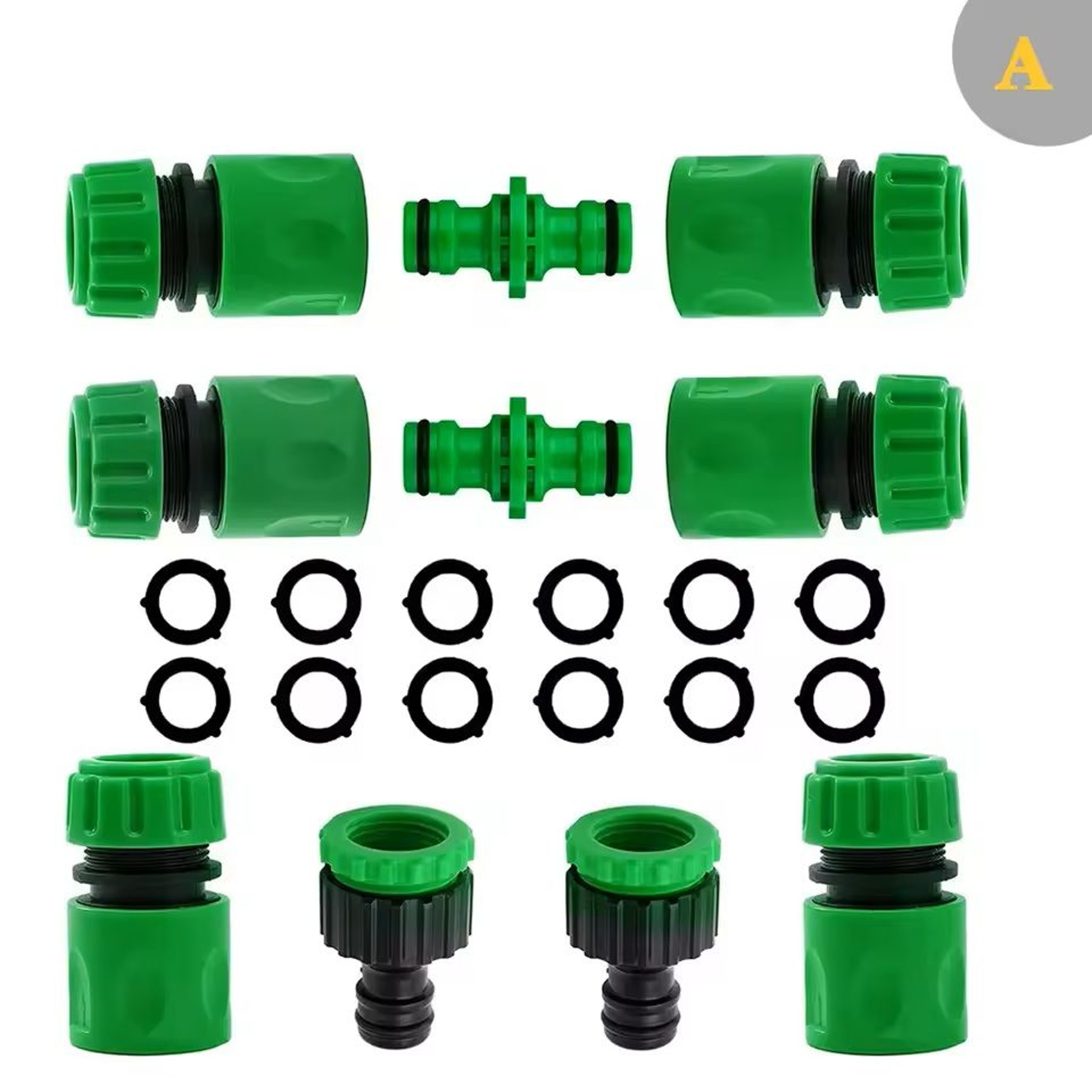 Quick Connect Garden Hose Coupler Set For 12 Inch Pipes 2