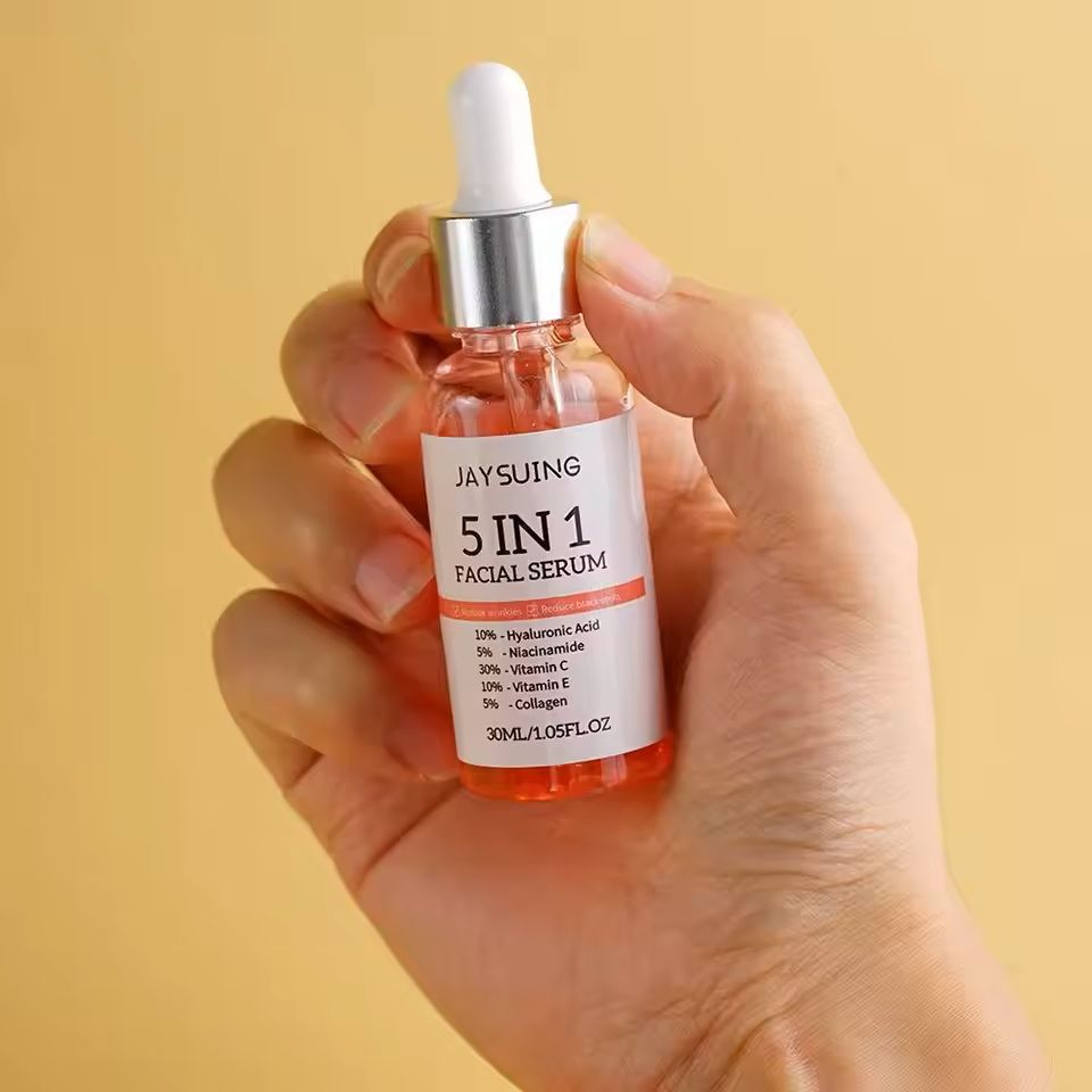 Vitamin C Hyaluronic Acid Face Serum For Fine Lines And Brightening 2