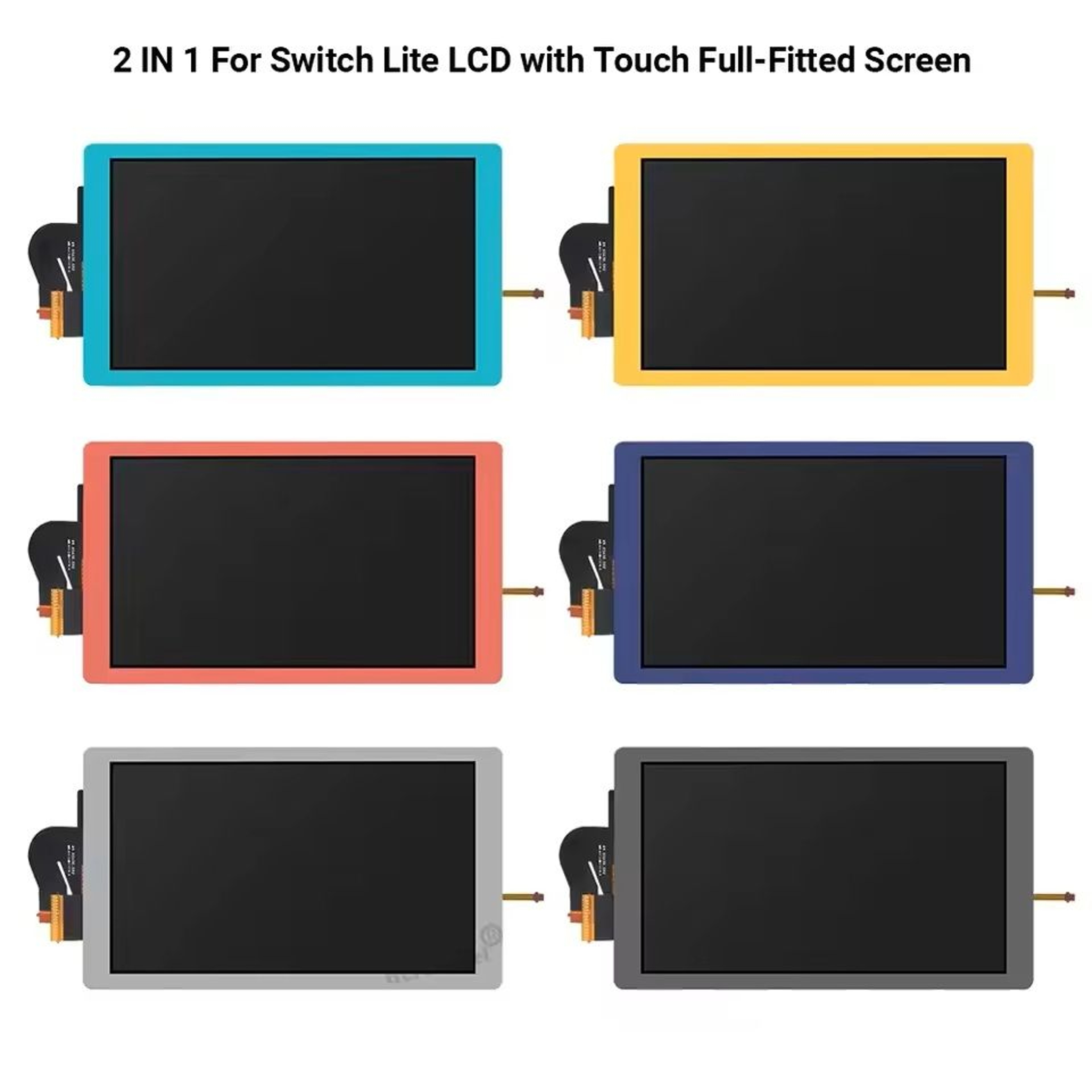 2in1 LCD And Touch Screen Replacement For Switch Lite  Full Assembly Kit 0