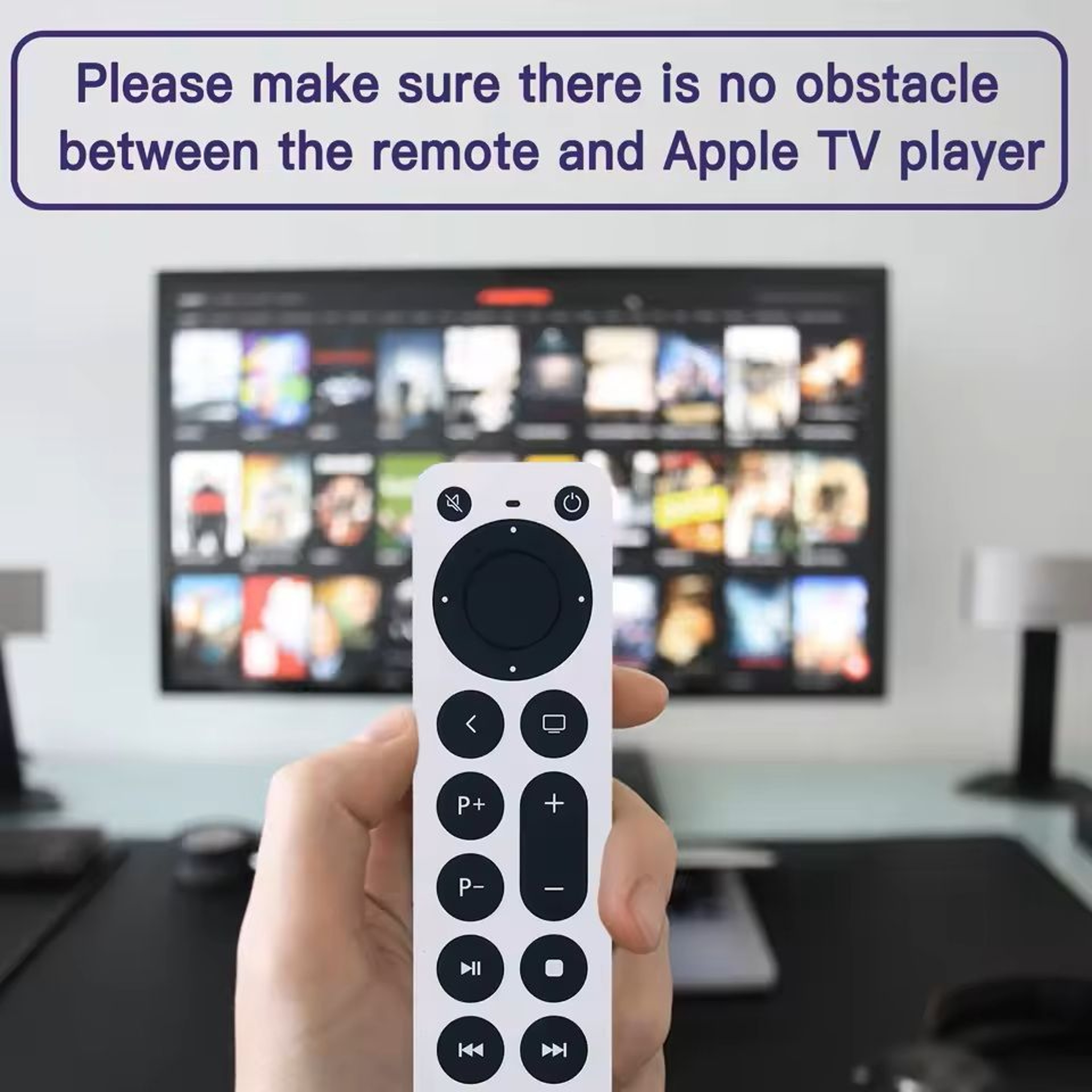 Replacement Remote Control For Apple TV 4K HD Gen 1 2 3 4 No Voice 1