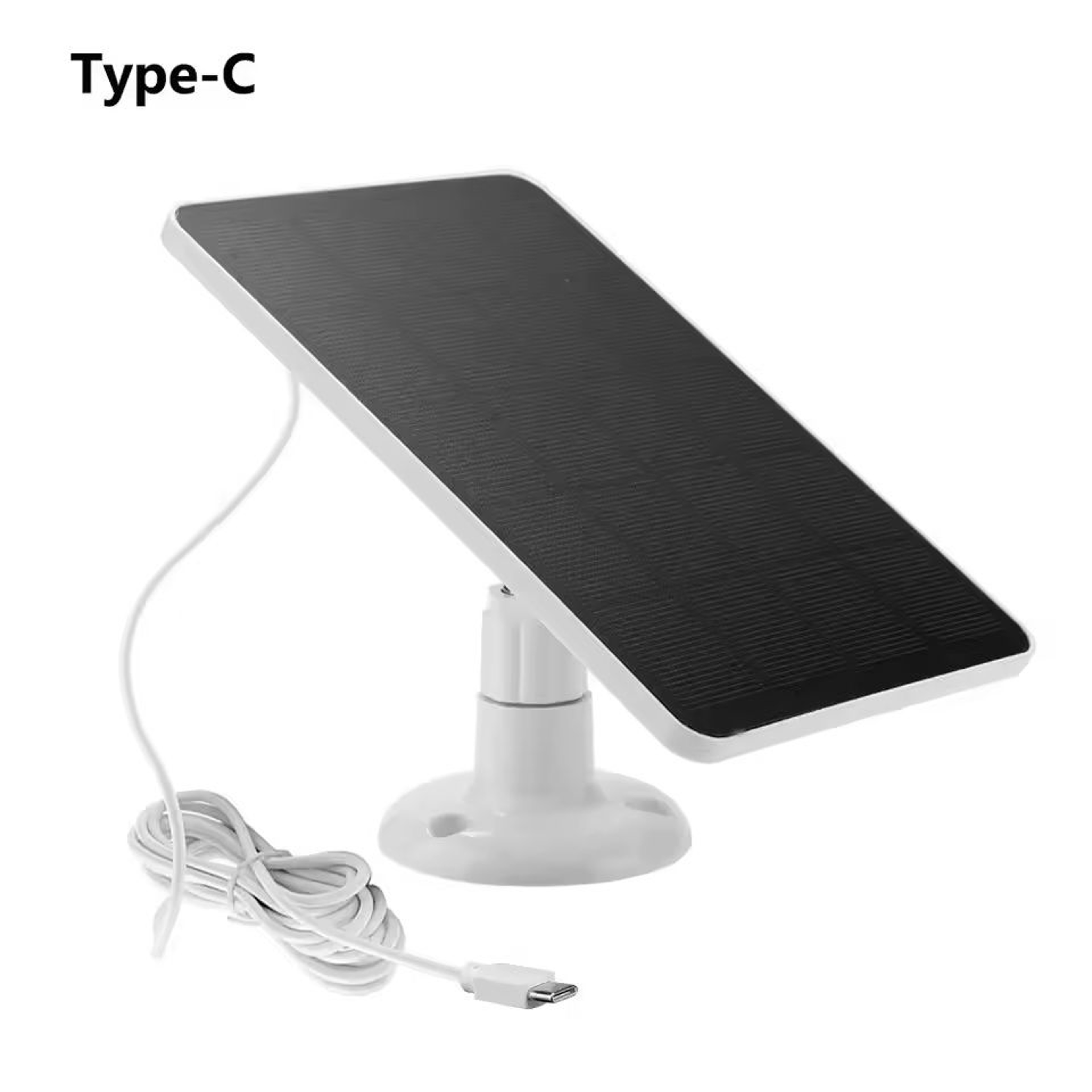 Waterproof Solar Panel Charger With USB And Type C Ports For Outdoor Devices 4