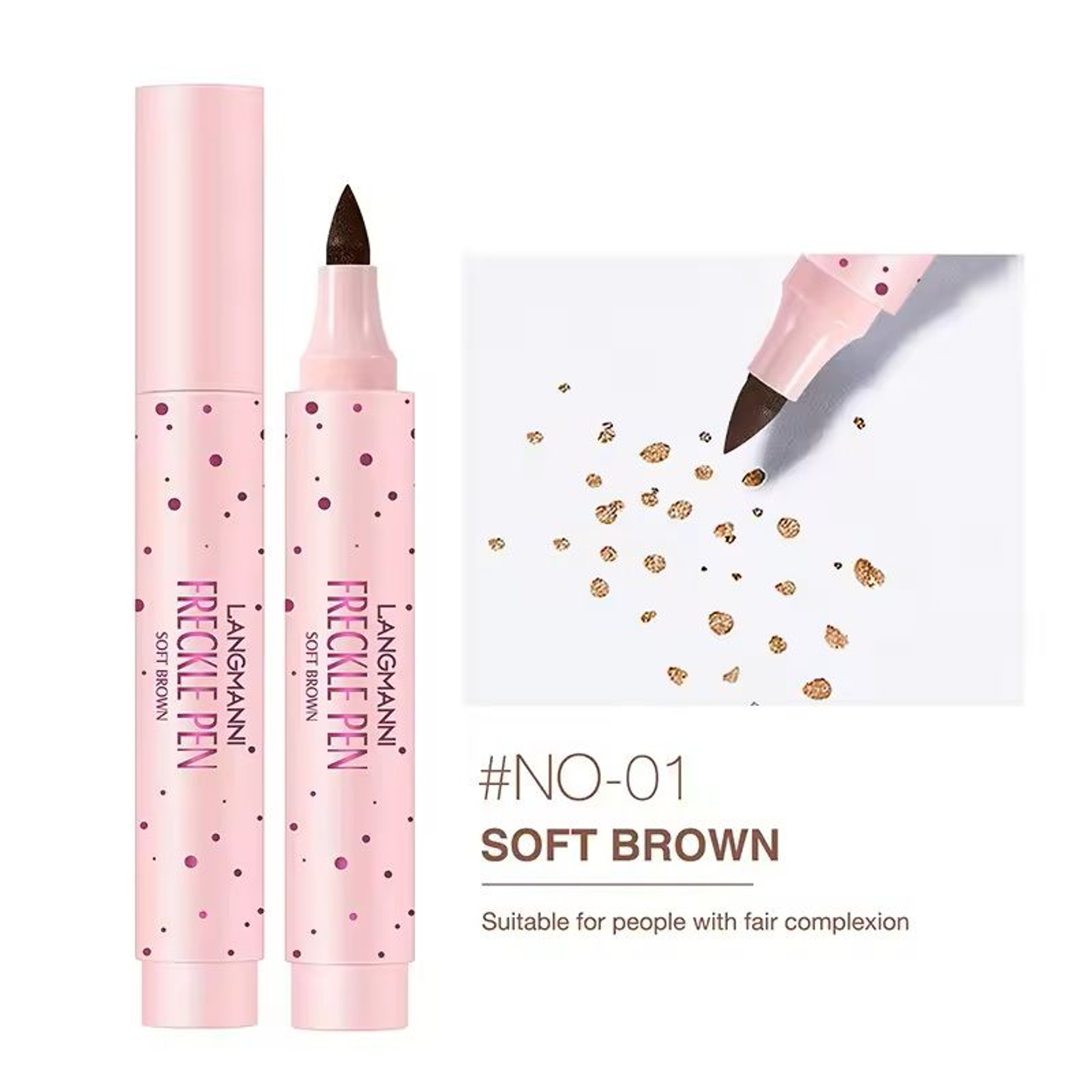 Waterproof Natural Freckle Pen  Easy Dotting Makeup Tool For Realistic Freckles 6
