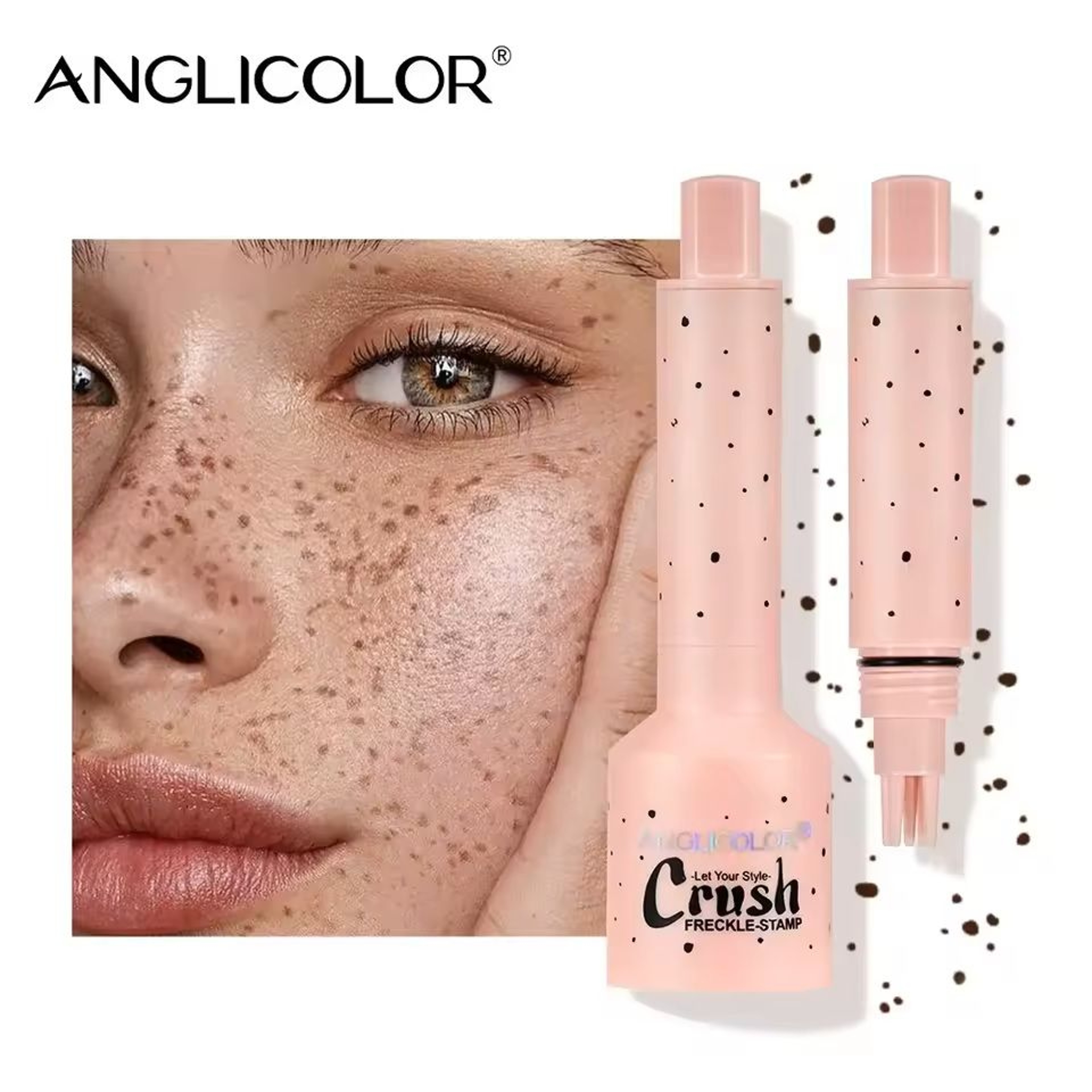 Freckle Stamp Pen With Cushion Tip  Waterproof Natural Dot Pen For LongLasting Freckle Makeup 9