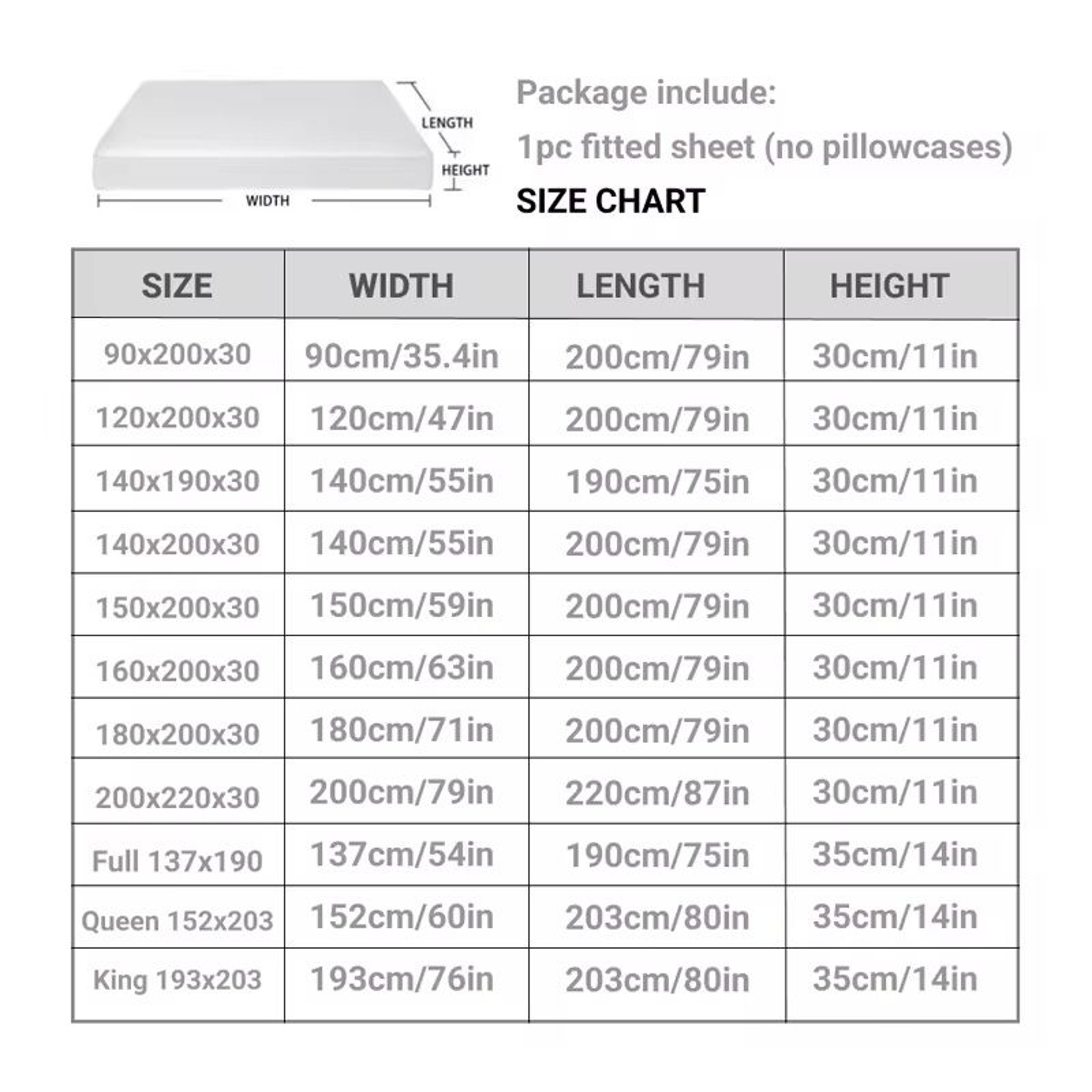 Waterproof Mattress Protector Fitted Sheet Cover 3
