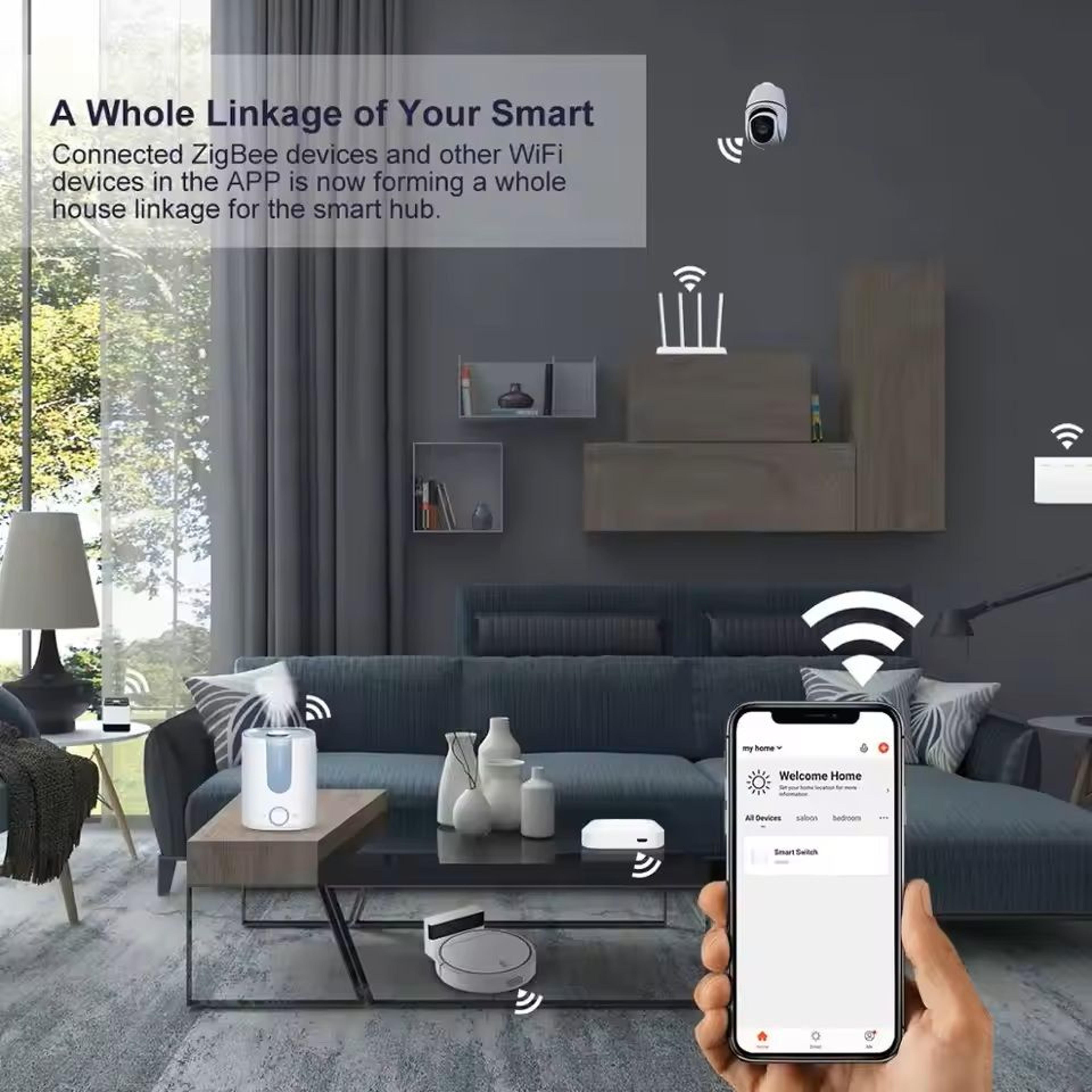 ZigBee 30 Smart Hub Gateway For Alexa And Google Assistant 3
