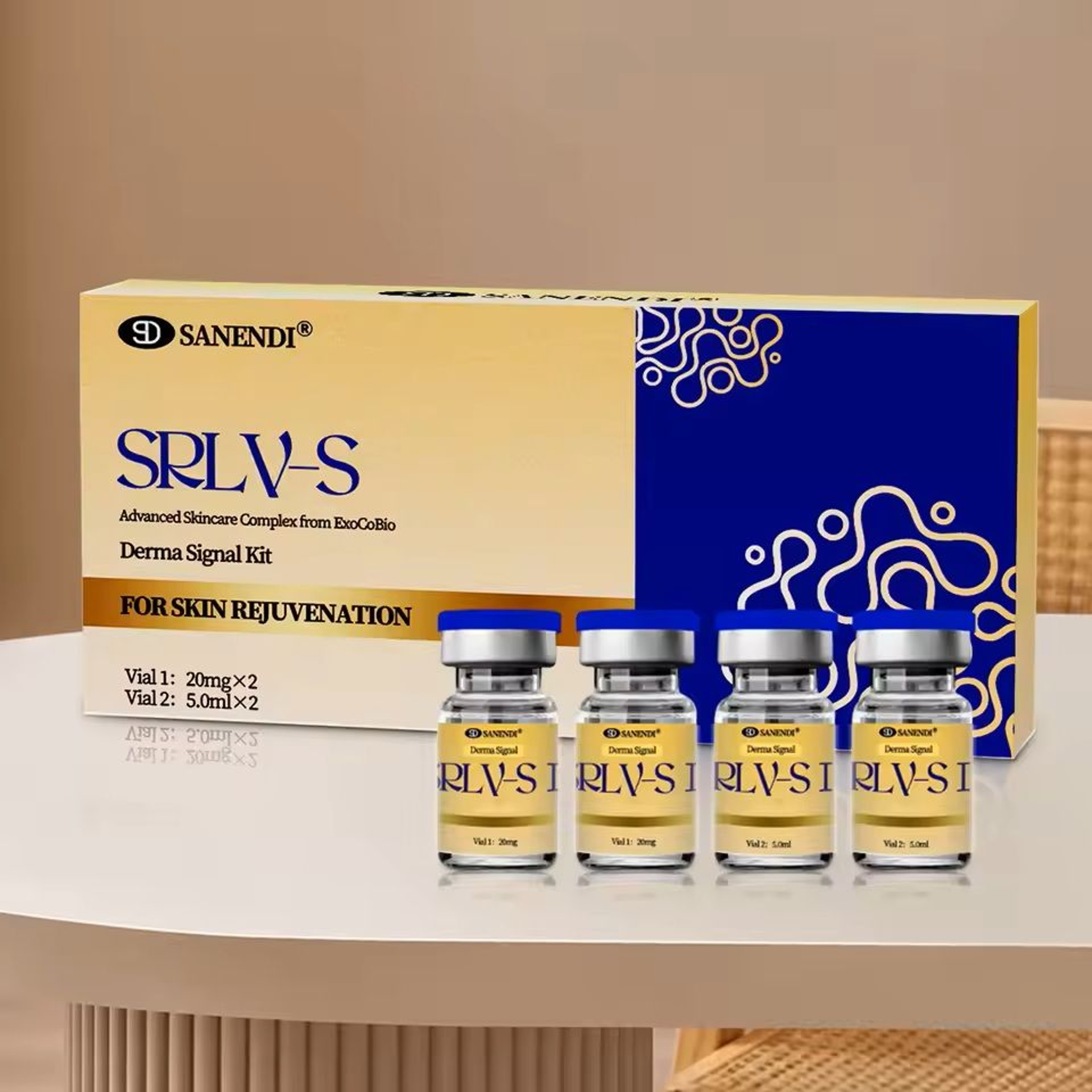 Exosome Stem Cell Skin Booster With Hyaluronic Acid Anti Aging And Brightening Serum 0