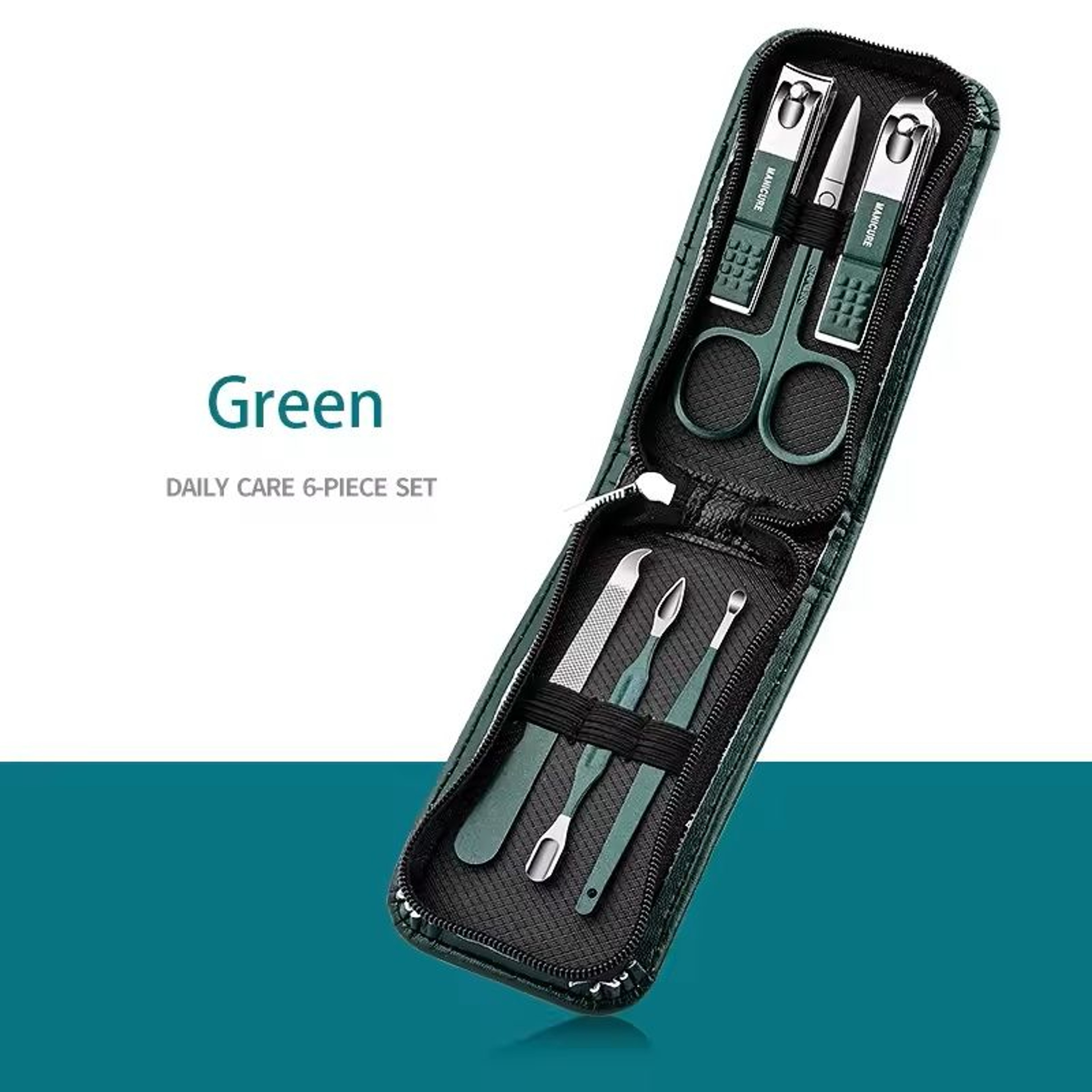 Stainless Steel Manicure And Pedicure Kit With Travel Case 6