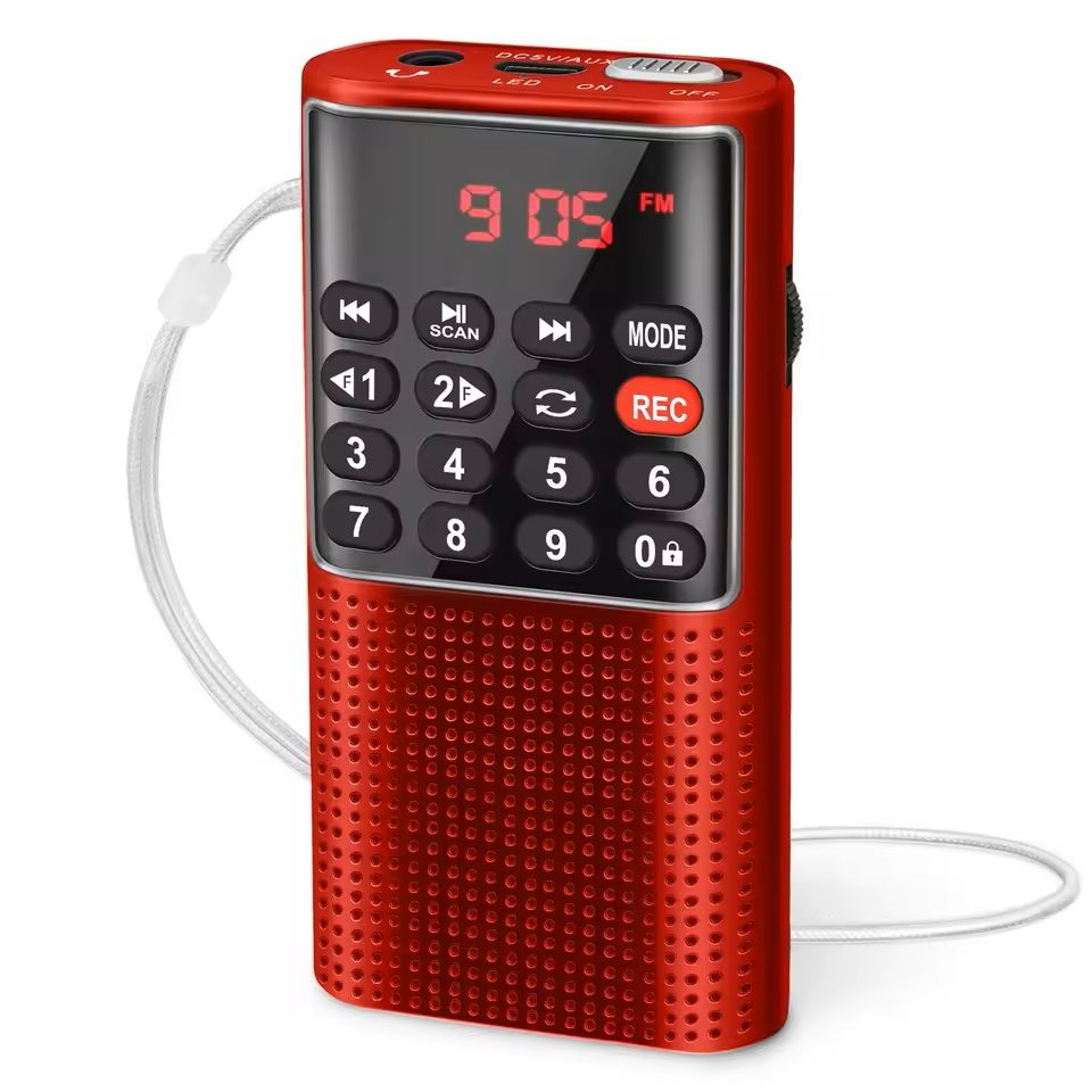 Mini Portable Pocket FM Radio With MP3 Player And Recorder 0