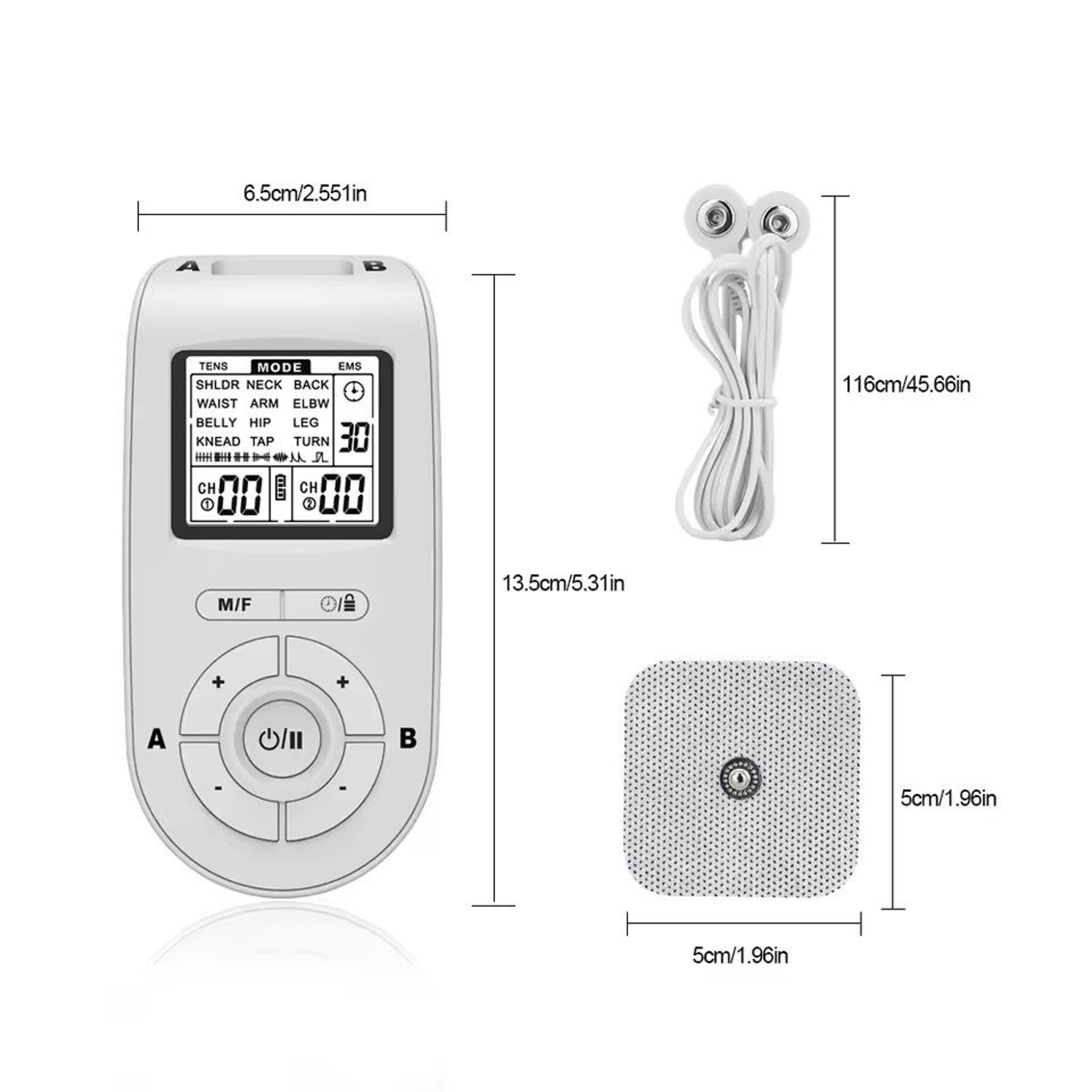 TENS EMS Physiotherapy Massager With 25 Modes And 40 Intensity Levels 4